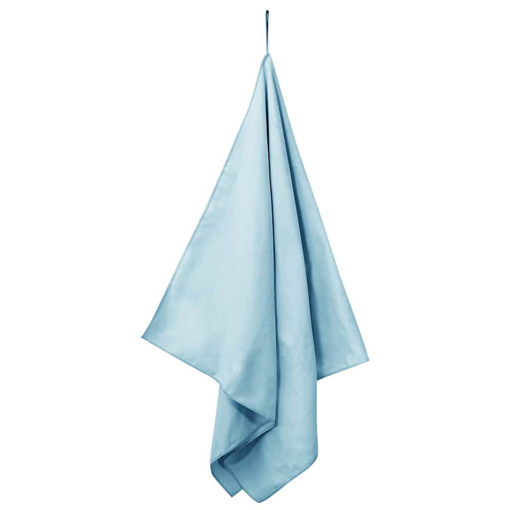 vidaXL Handtuch Sporthandtücher 2 stk. Blau 140 x 70 cm, Polyester und Polyamid (2-St)