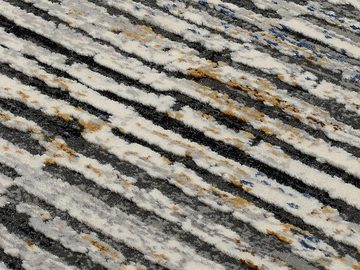 Teppich COLORADO STRIPE, Musterring, rechteckig, Höhe: 5 mm, exclusive MUSTERRING DELUXE COLLECTION hochwertig gekettelt Fransen