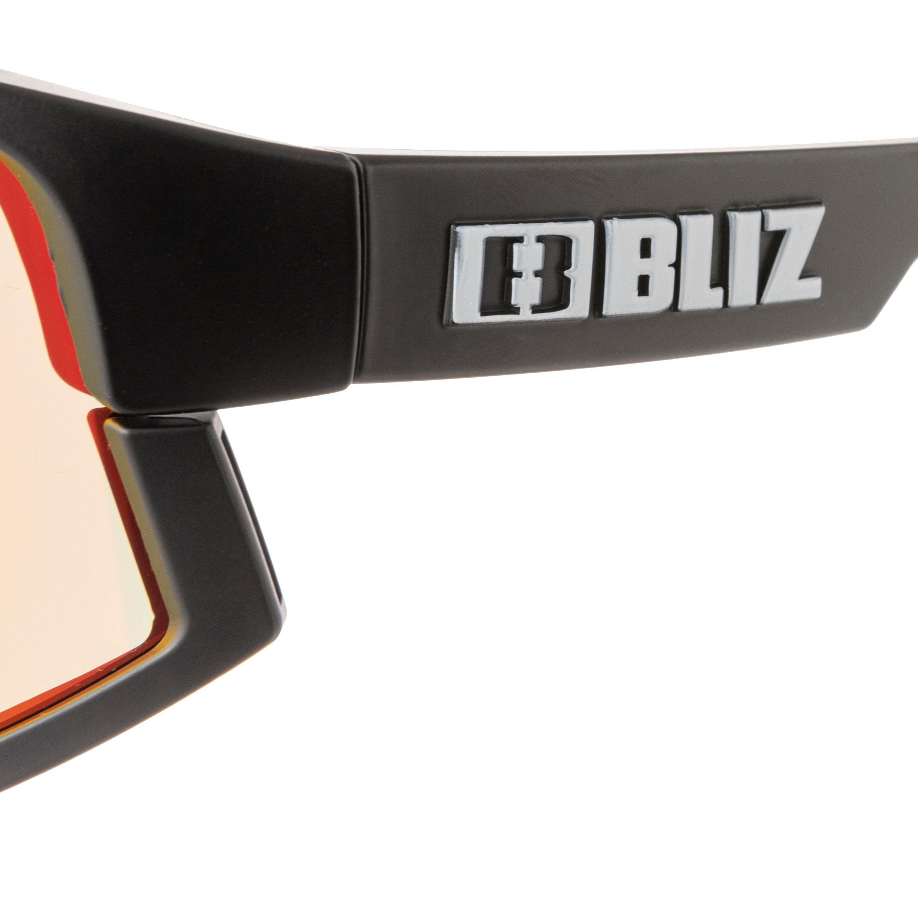 matt Vision multi Bliz red Sportbrille with black-brown