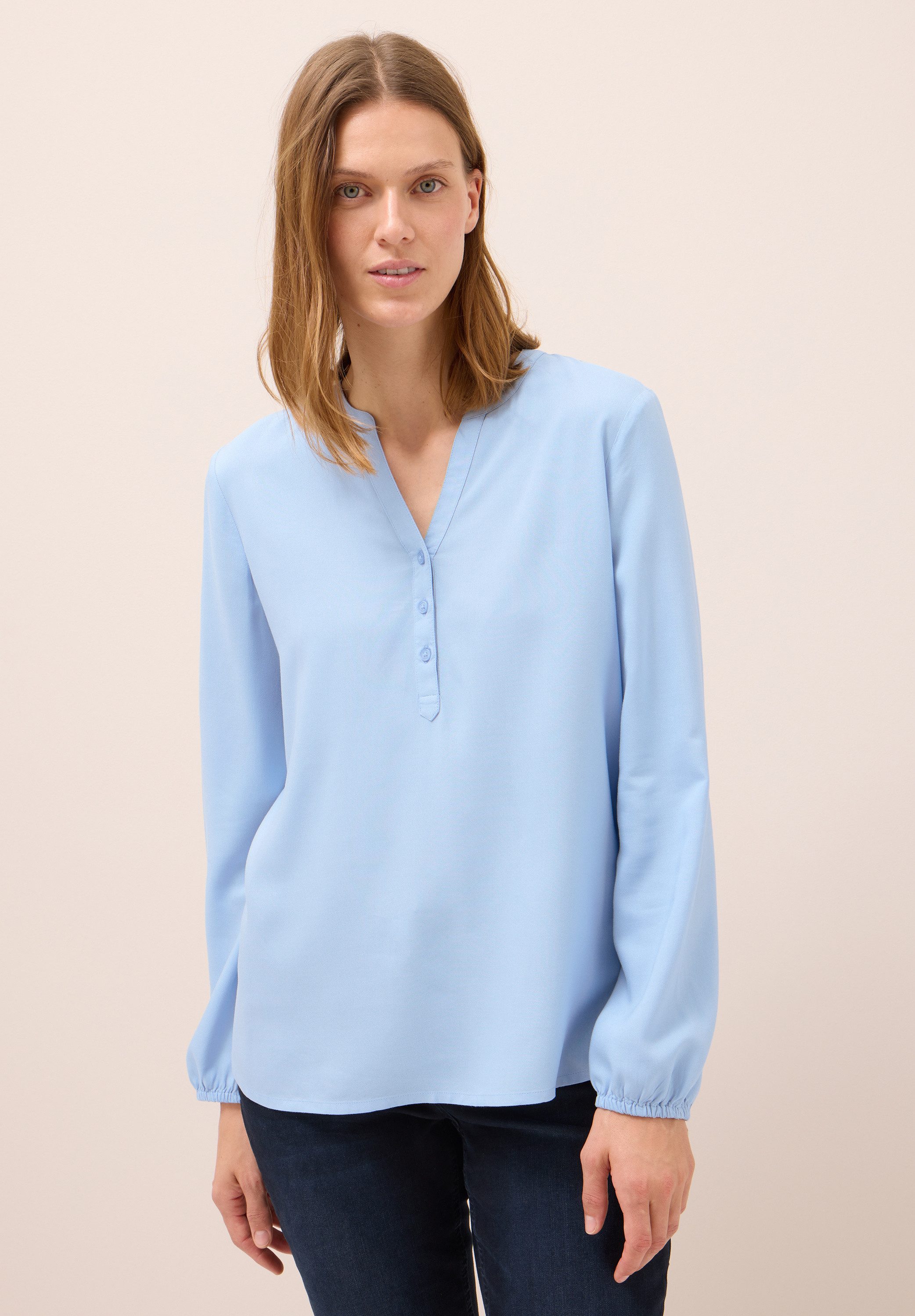 CECIL Langarmbluse aus softer Viskose günstig online kaufen