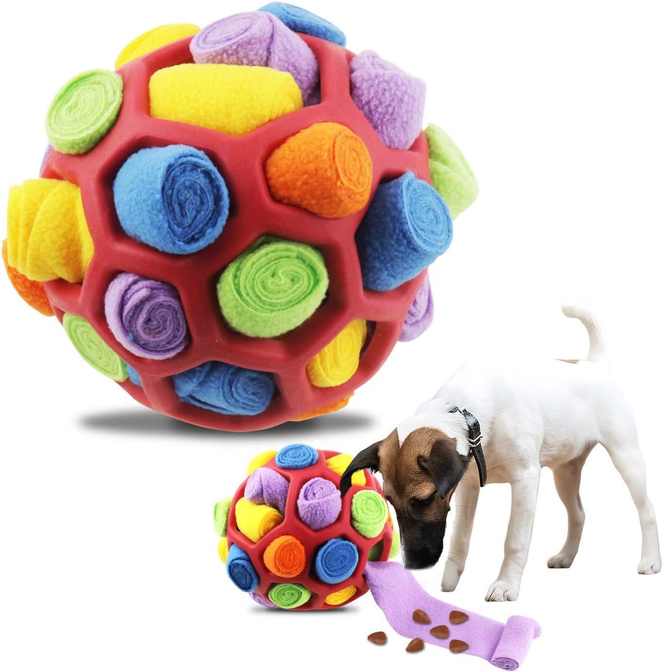 FELIXLEO Tierball Schnüffelball Hundespielzeug Intelligenz Futterball Training, (1-tlg)