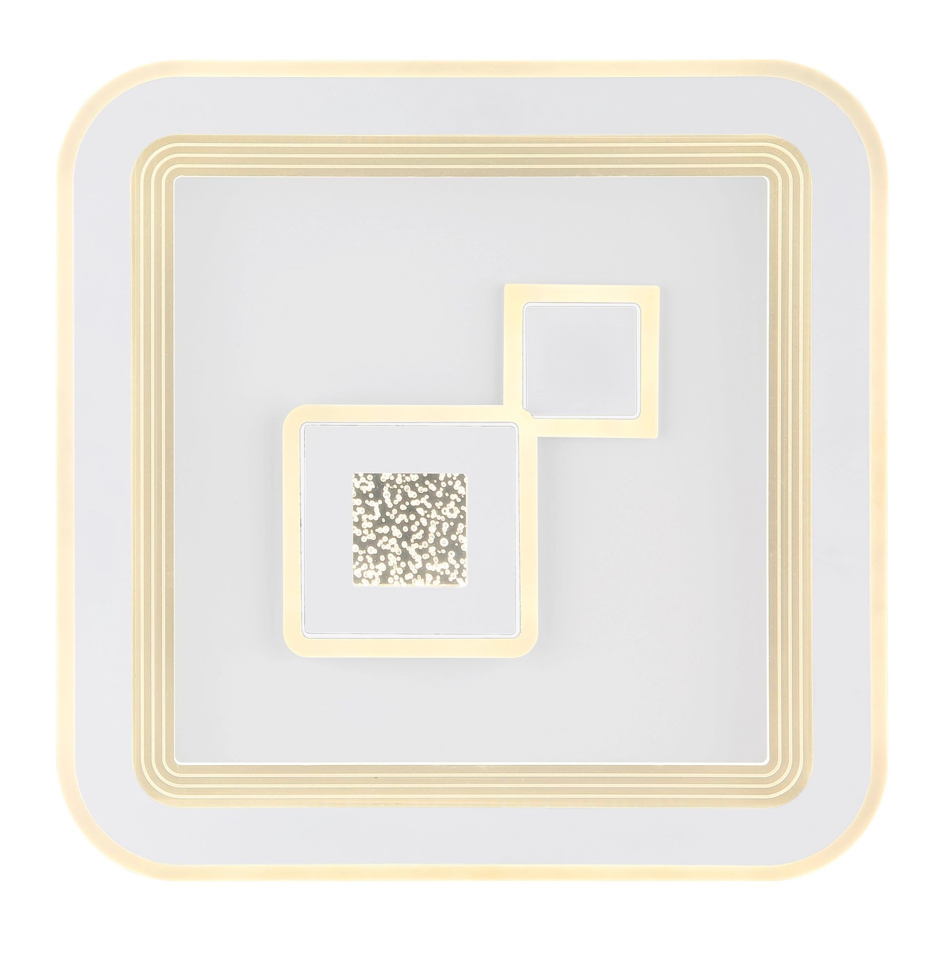 GLOBO LIGHTING LED Deckenleuchte VALERIA, Dimmfunktion, Fernbedienung, Infrarot inkl., Memoryfunktion, Nachtlichtfunktion, mehrere Helligkeitsstufen, LED fest integriert, warmweiß - kaltweiß, Deckenlampe, Designleuchte, Wohnzimmer, Schlafzimmer