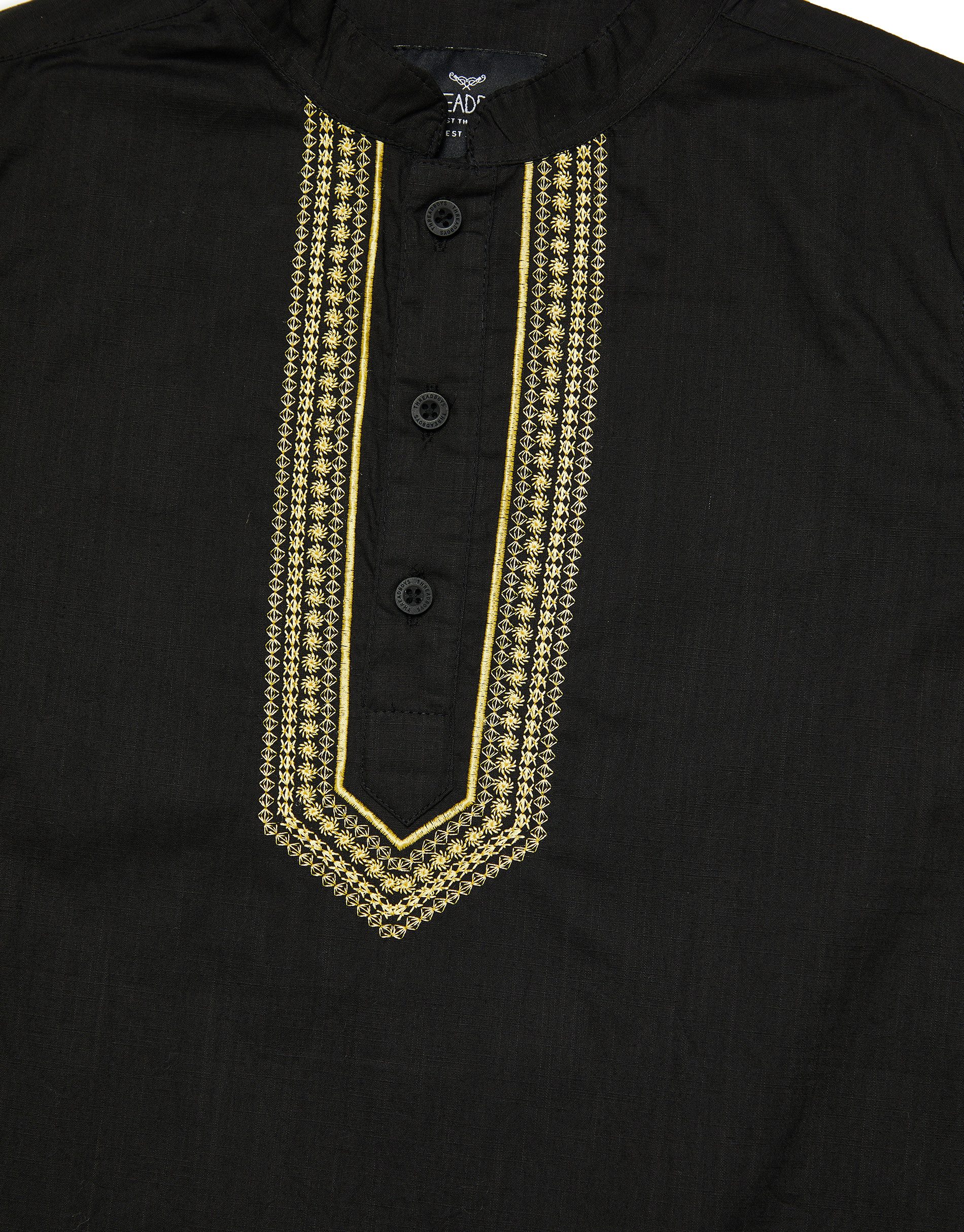 Threadboys Langarmhemd TBB Woven Eid Braden (1-tlg) mit hohem Tragekomfort