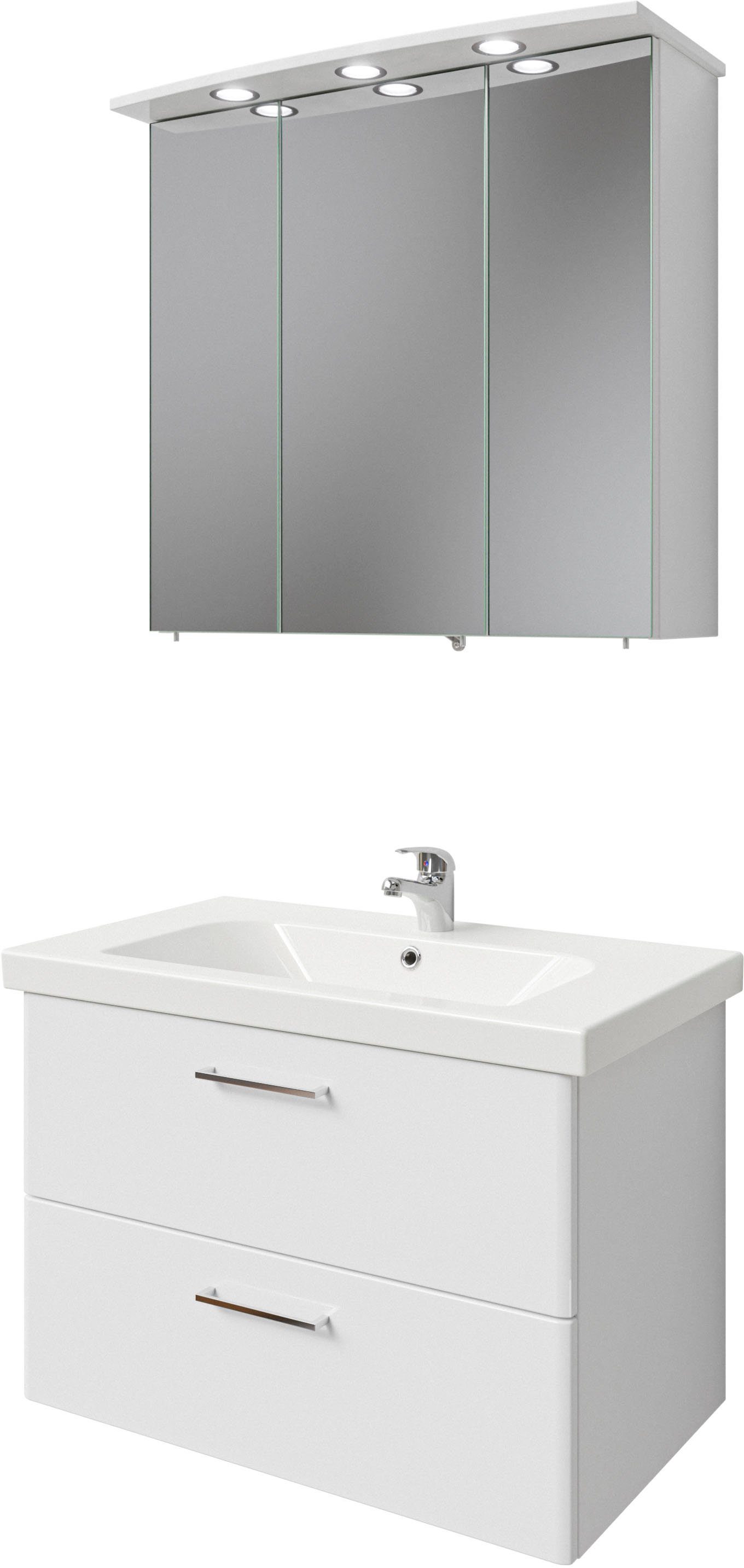 Saphir Badmöbel-Set Quickset 316 2-teilig, Keramikwaschtisch günstig online kaufen