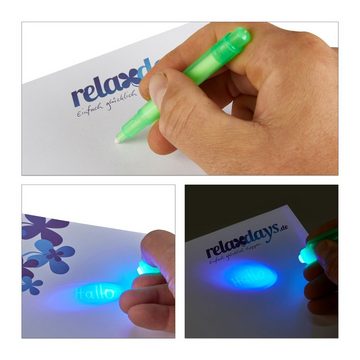 relaxdays Filzstift 120 x UV-Stifte