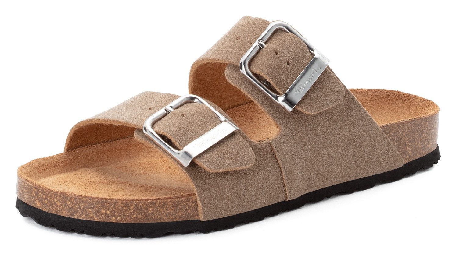 Tamaris Pantolette Sommerschuh, Schlappen mit gepolstertem Fußbett