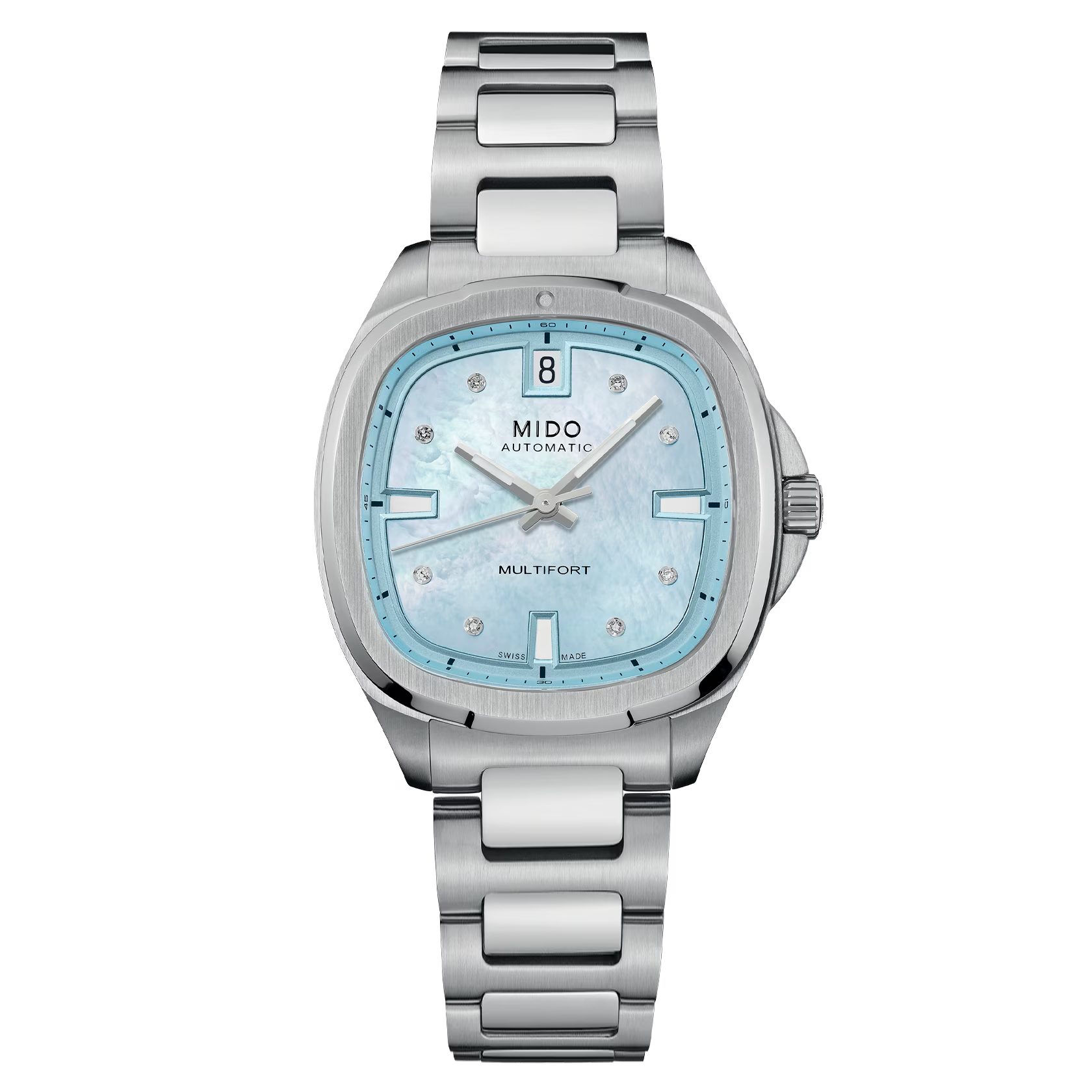 Mido Schweizer Uhr Damenuhr Automatik Multifort TV 35 günstig online kaufen