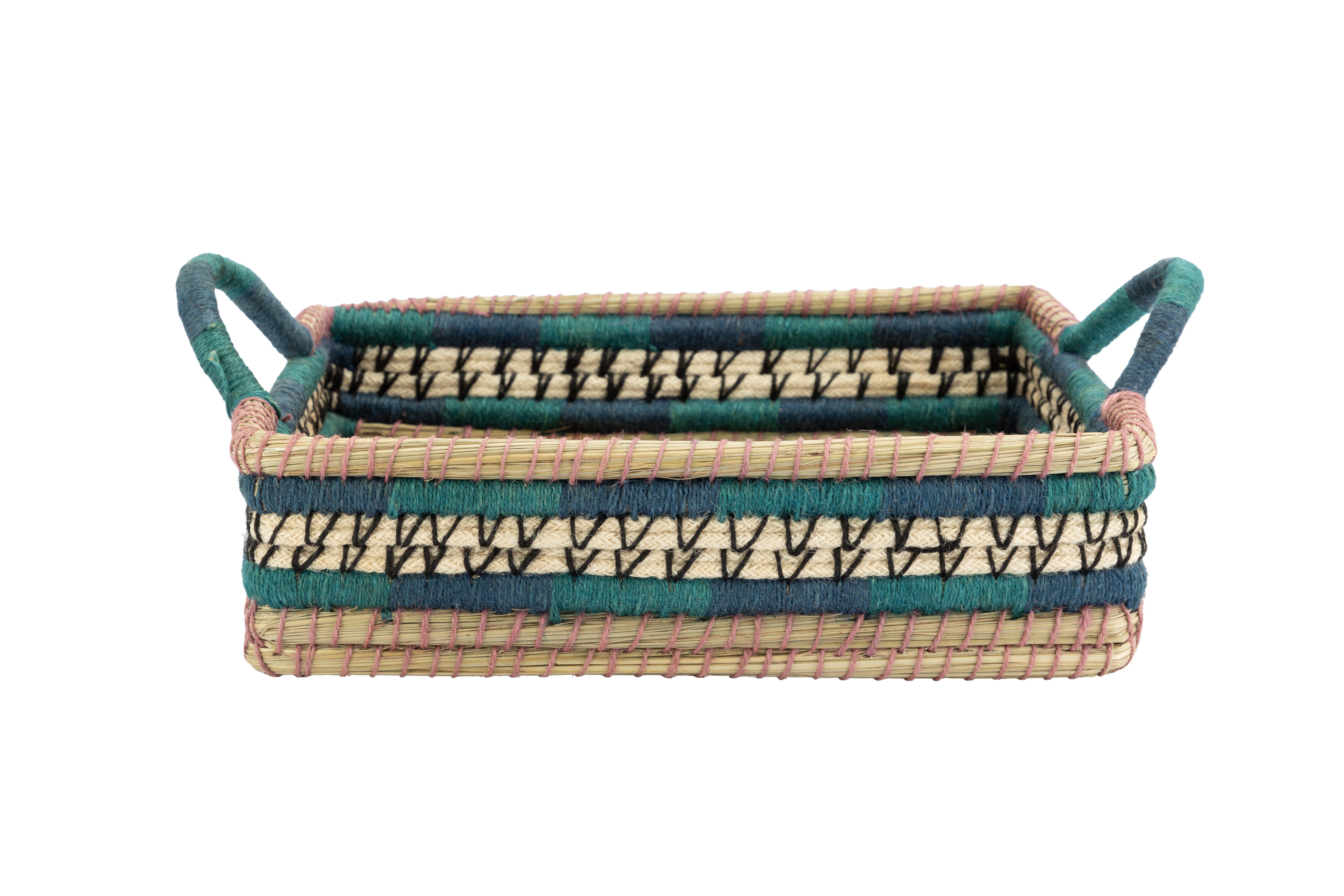 El Puente Aufbewahrungskorb Korbset, 2er-Set, Handmade (2), Handmade