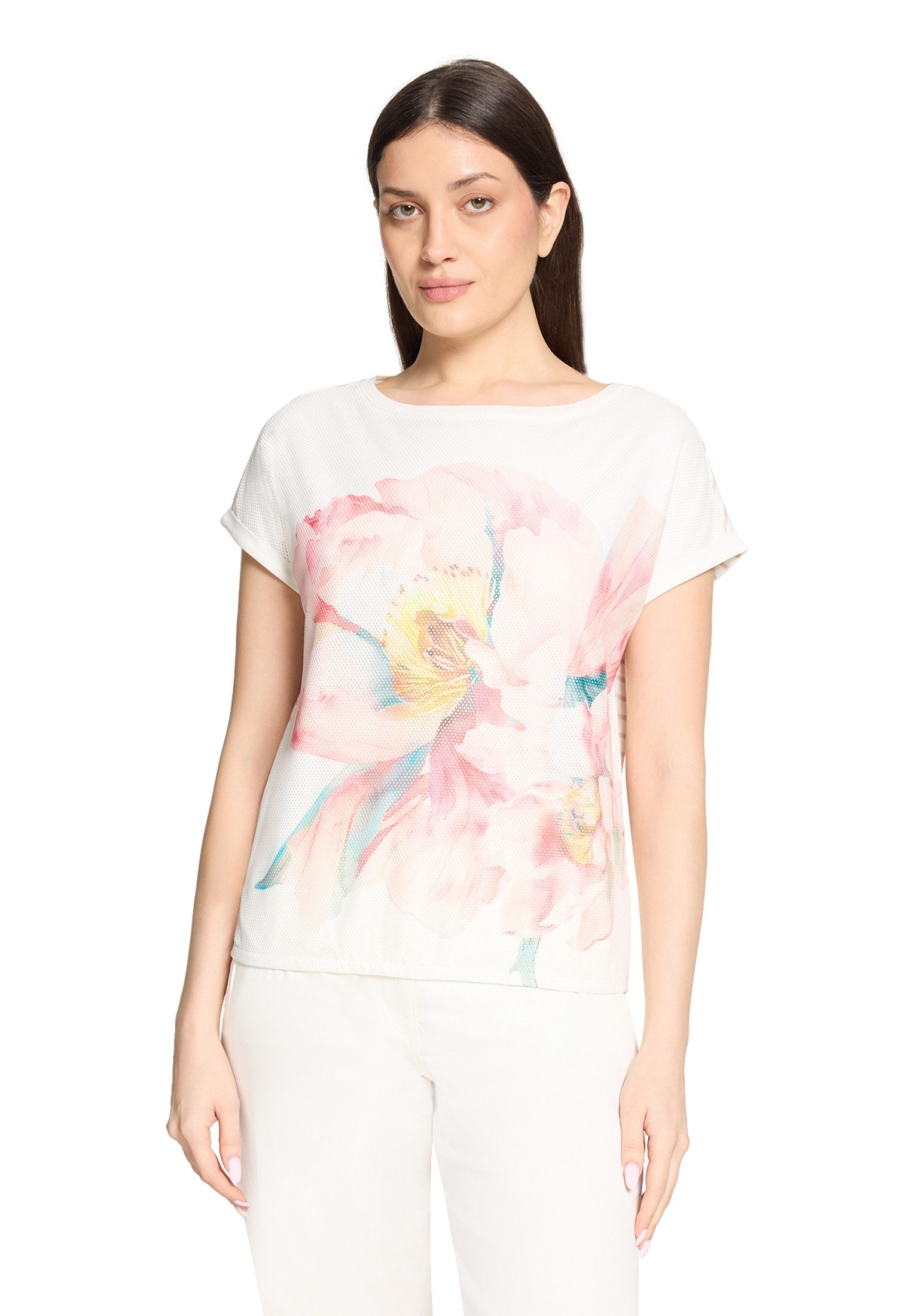 Betty Barclay Kurzarmshirt Damen mit Gummizug (1-tlg)
