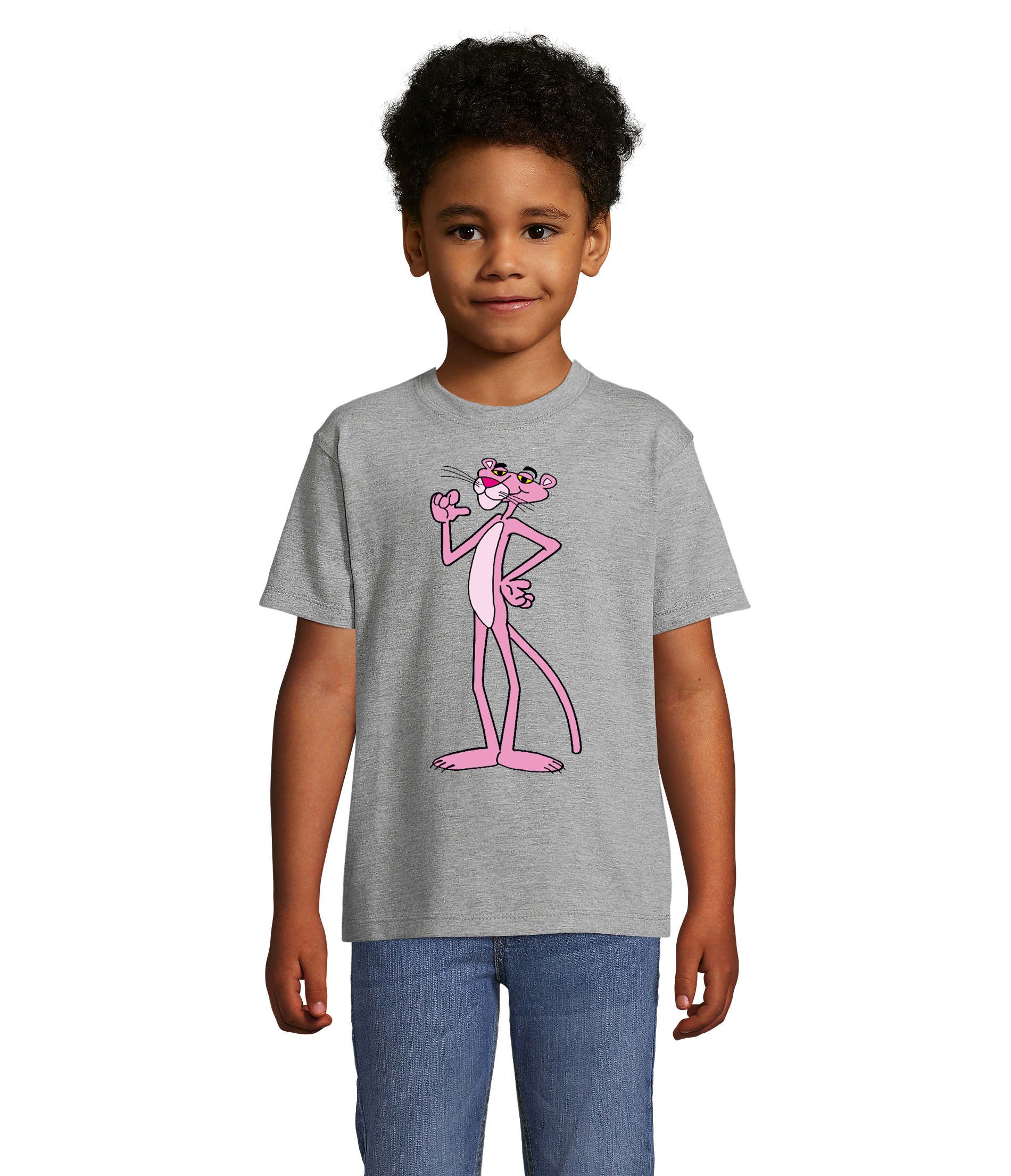 T-Shirt Kinder Pink Panther Comic Rosarote Inspector Cartoon