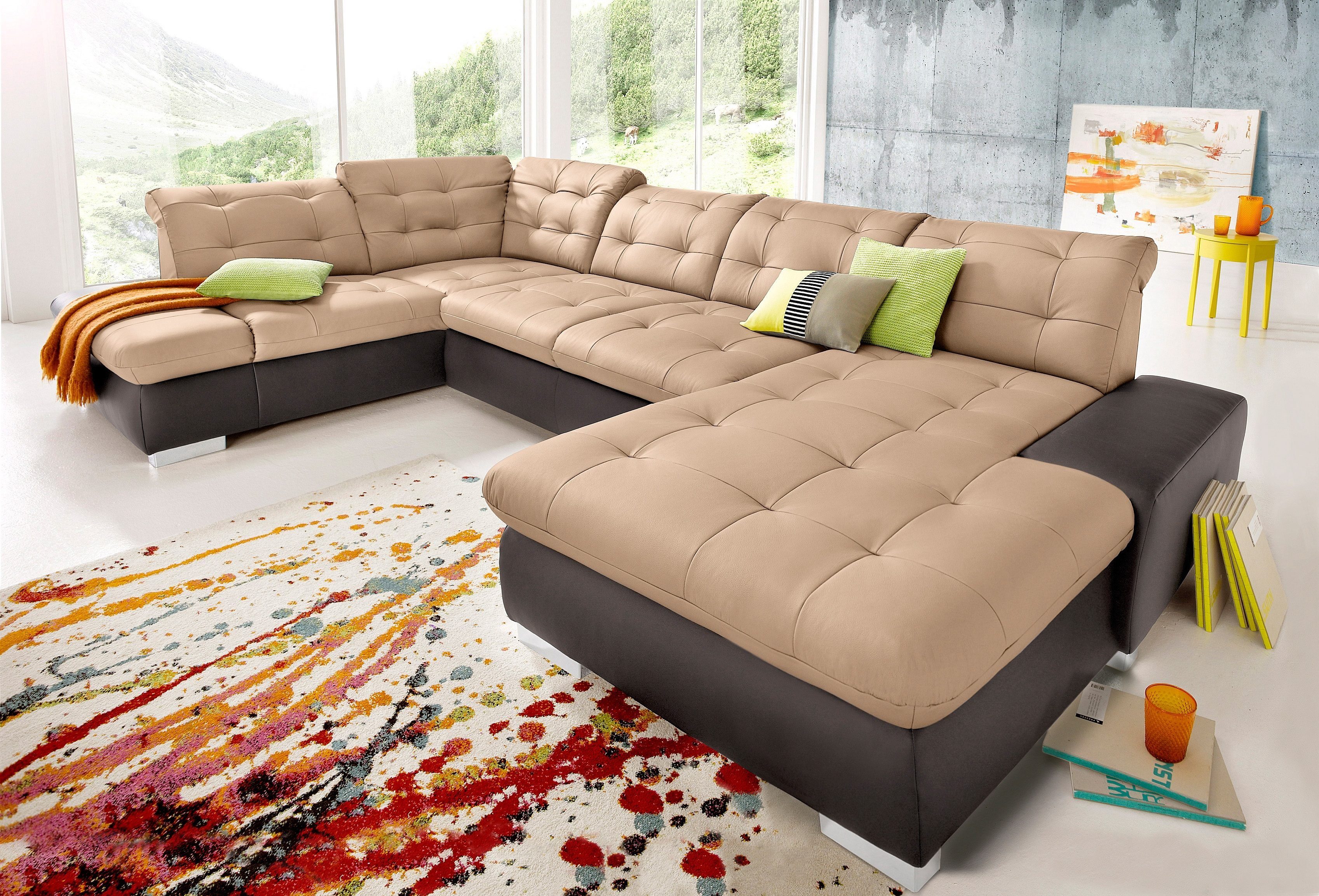 sit&more Wohnlandschaft Palomino U-Form, wahlweise in XL oder XXL