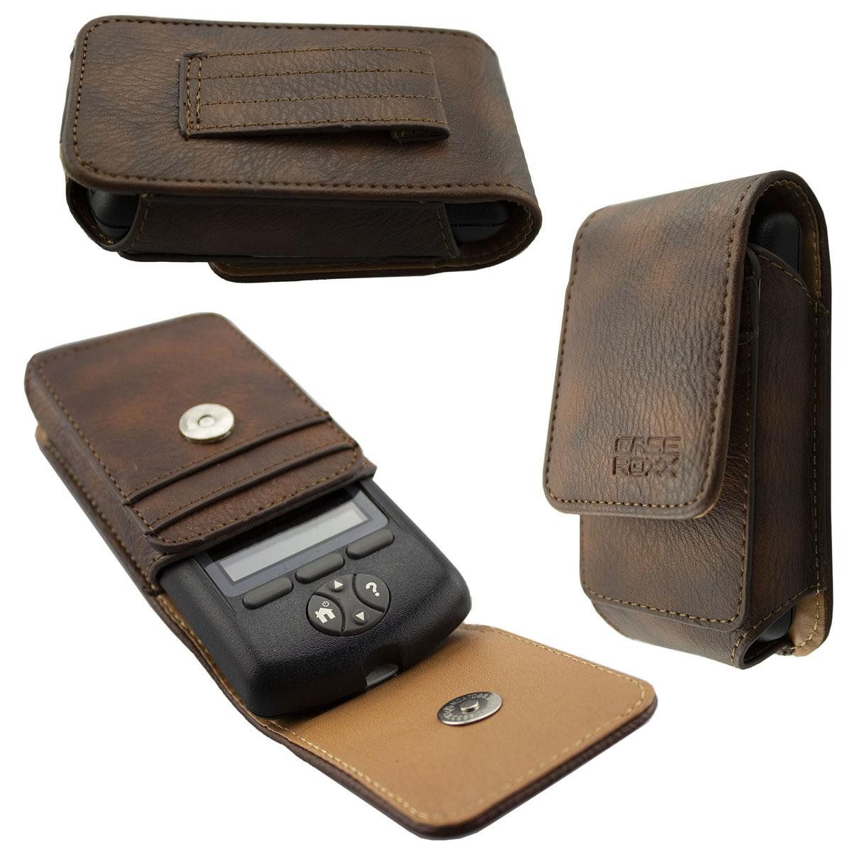Handytasche Ledertasche mit Gürtelschlaufe für Omnipod PDM