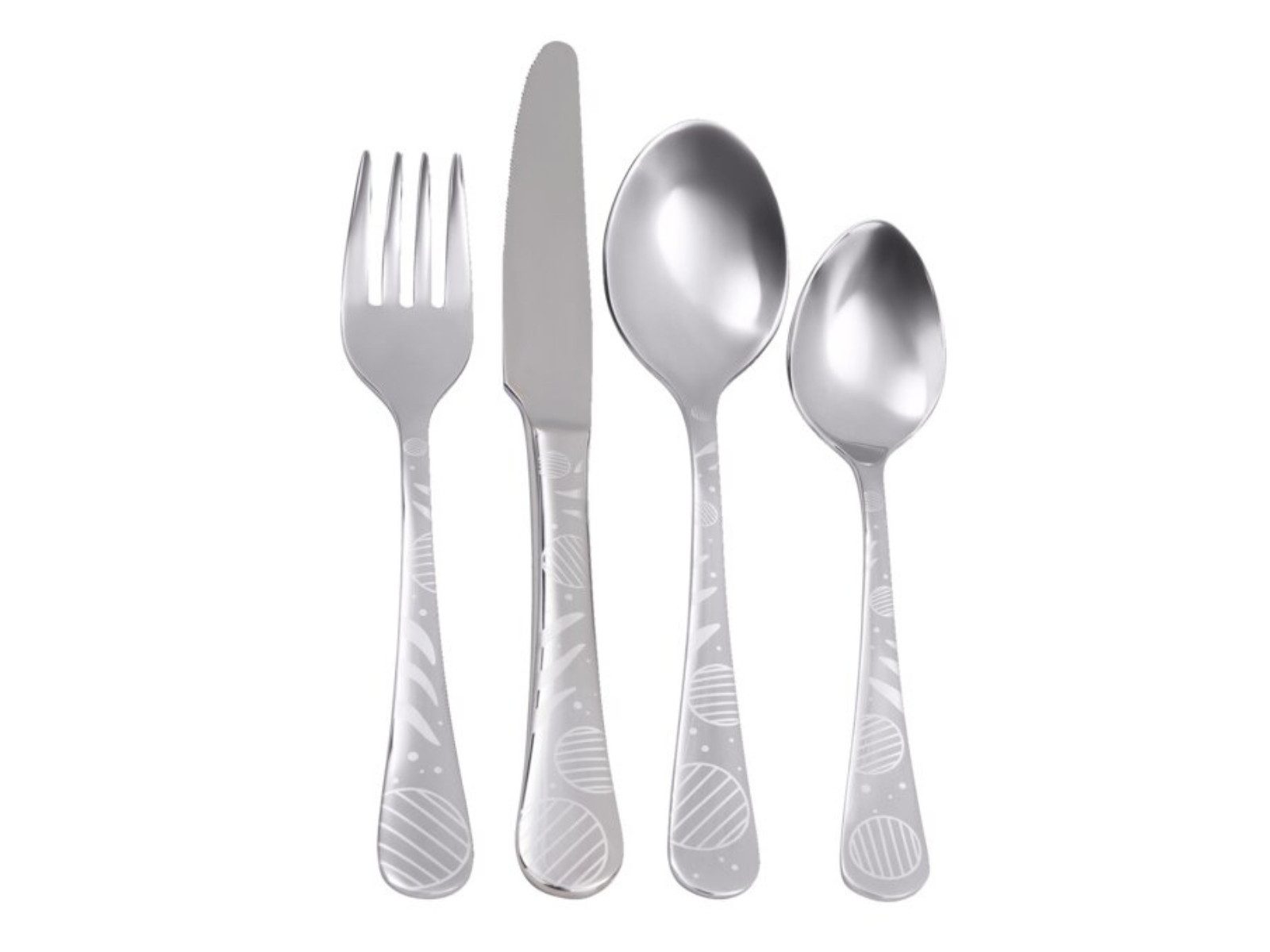 Rosenthal Besteck-Set Kids Lolly/Edelstahl Kinderbesteck-Set 4tlg, Metall
