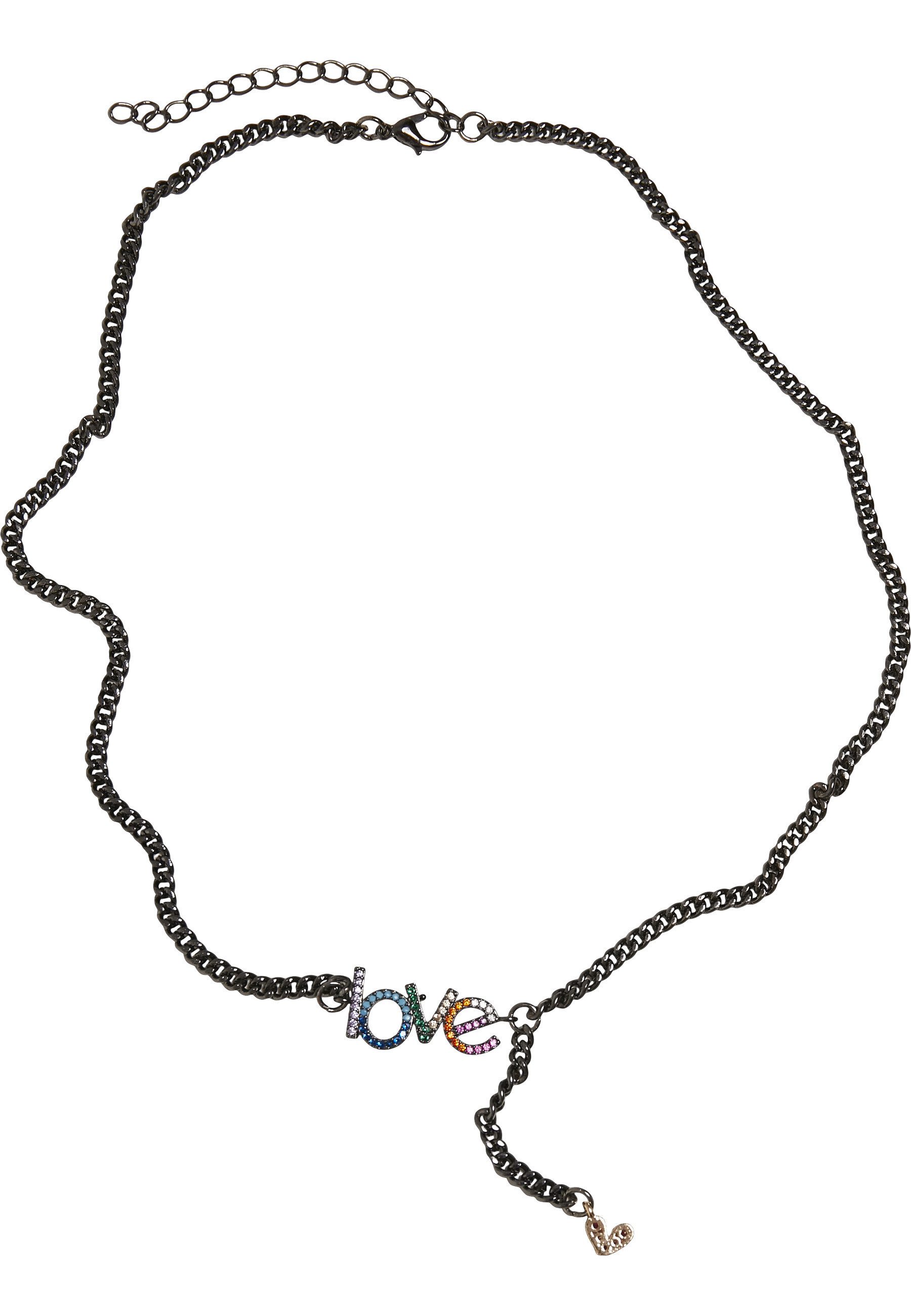 Edelstahlkette Urban Classics Unisex Love Necklace