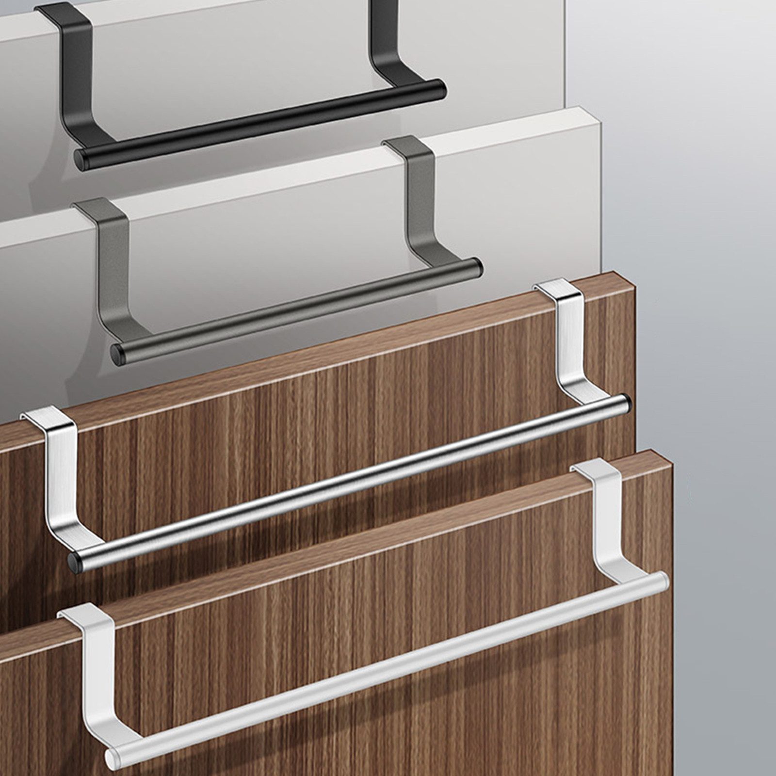 REDOM Handtuchhalter Edelstahl Wandmontage Türhaken Küchenhandtuchhalter, günstig online kaufen