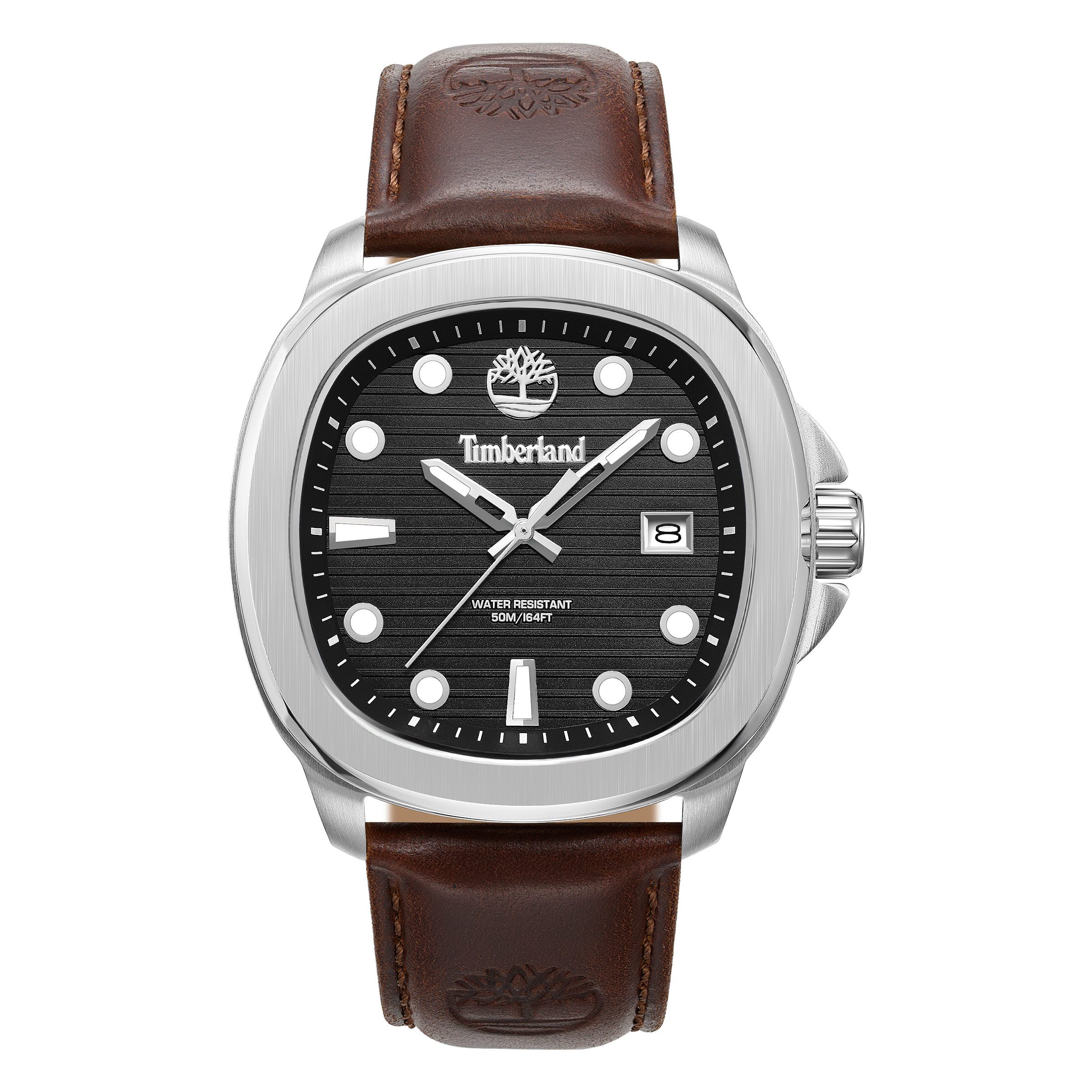 Timberland Quarzuhr Greenough TDWGB0083301, Armbanduhr, Herrenuhr, Lederarmband, analog, Tag