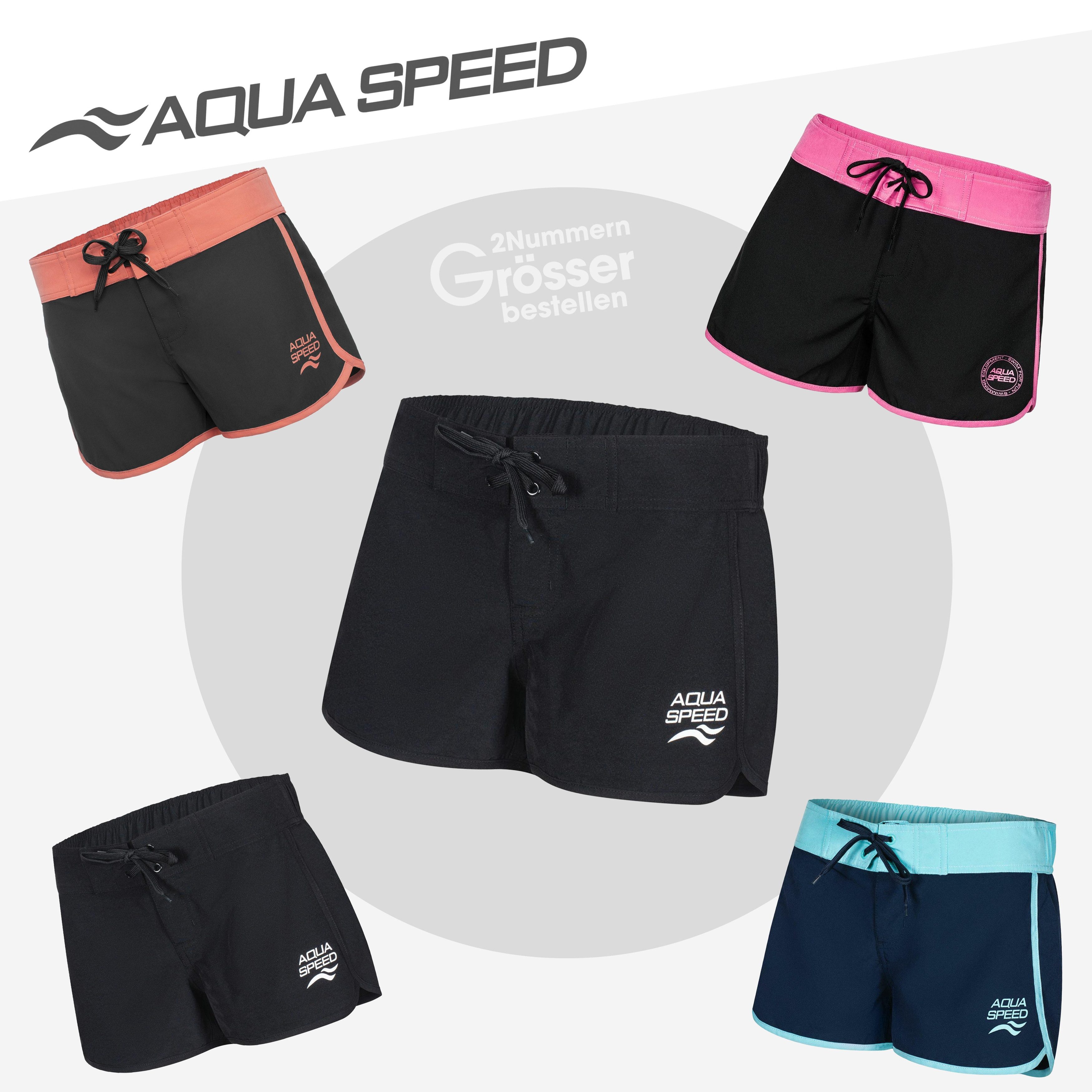 Aqua Speed Boardshorts (Boardshorts – atmungsaktiv, pflegeleicht & elastisch zugleich) Schwarz XL – flexibel, bequem & für Bewegung optimal geschnitten