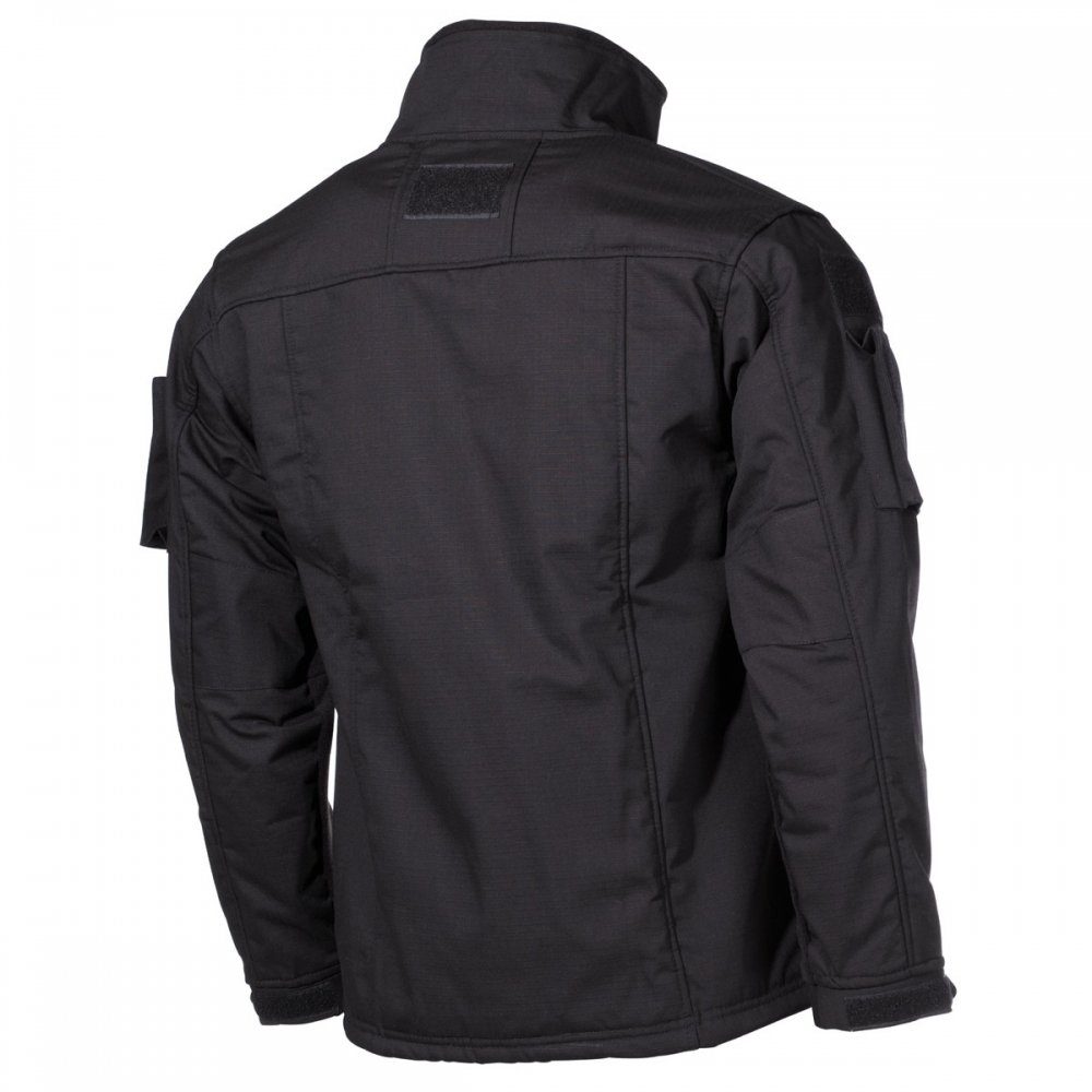 MFHHighDefence Fleecejacke Fleece-Jacke, Combat, schwarz - S