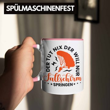 Trendation Tasse Tasse Fallschirmspringer Geschenk Spruch Geschenkidee Fallschirm Sprin