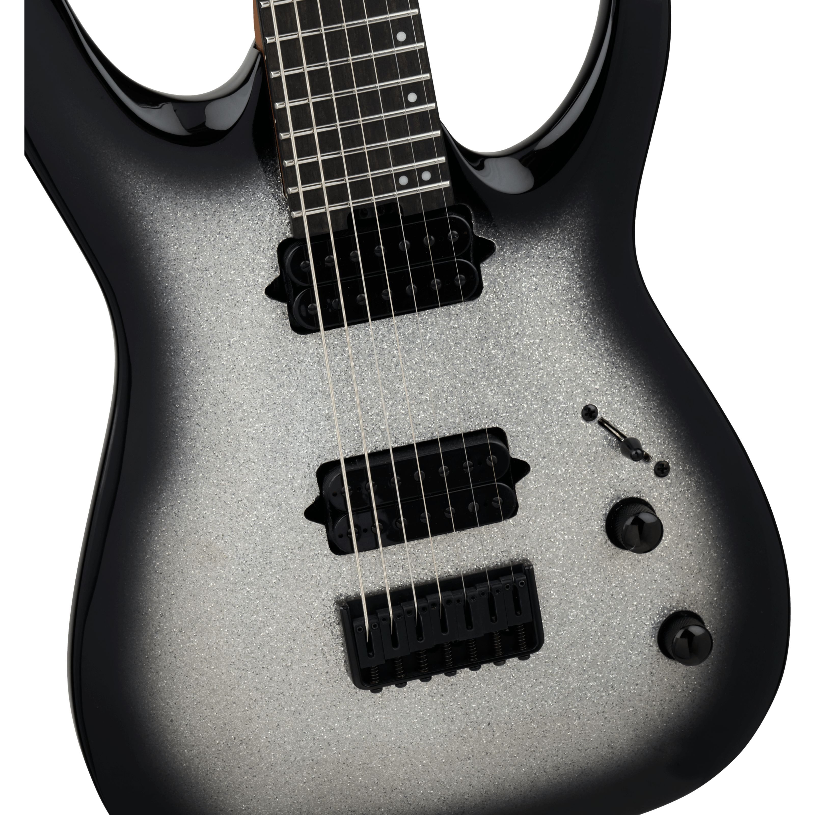 Jackson E-Gitarre, E-Gitarren, Andere Modelle, Pro Plus Series Signature Misha Mansoor Juggernaut HT7 Silverburst