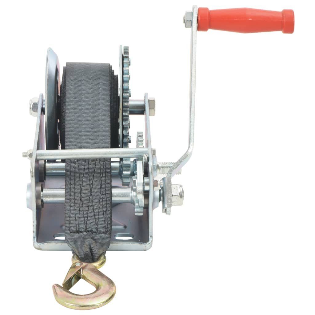 vidaXL Seilwinde Handwinde mit Gurt 1130 kg, (1-St)