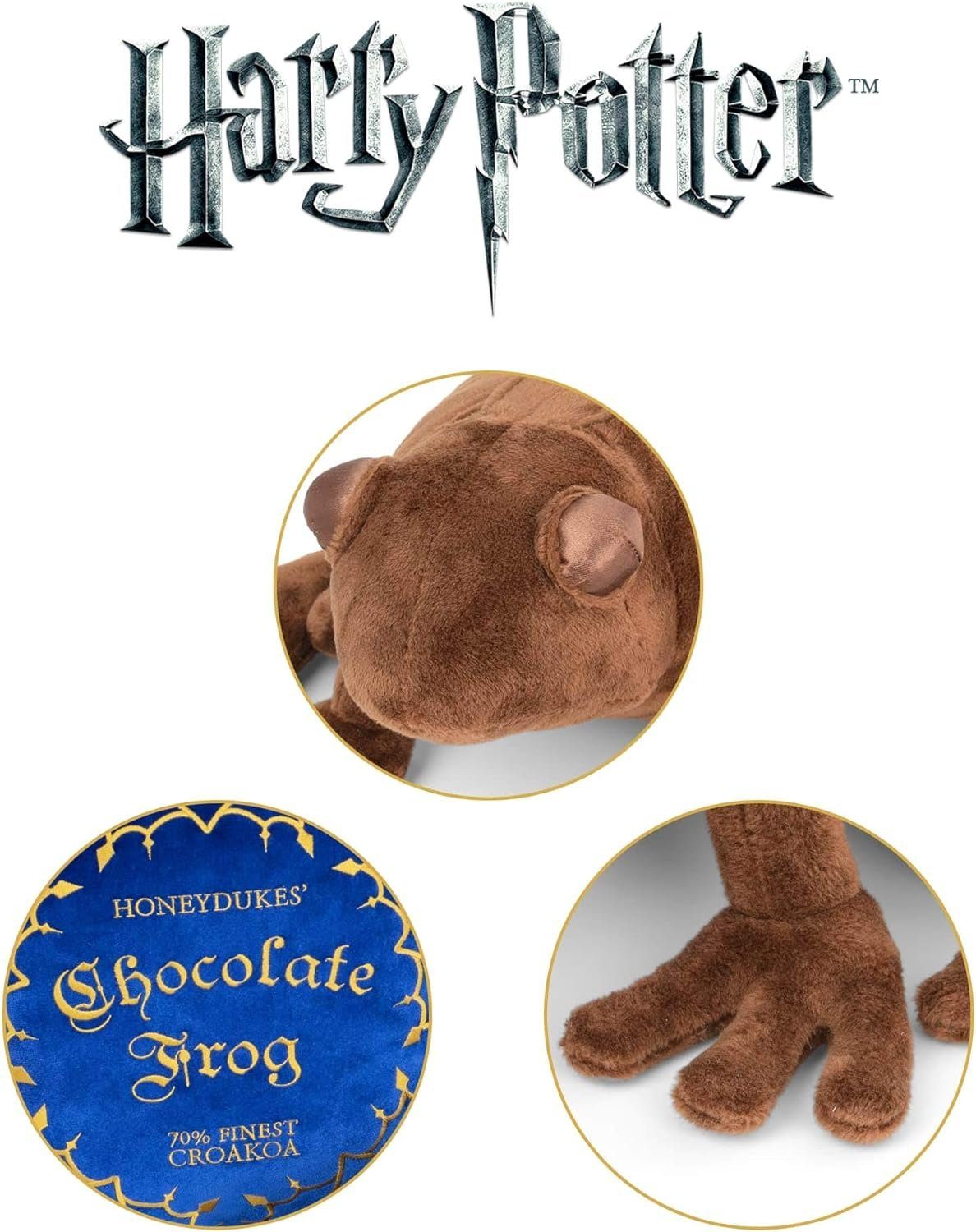 und Collection Merchandise-Figur offiziell Plüschtier Potter Honeydukes Kissen, Harry Schokoladenfrosch The Merchandise Noble lizensiertes
