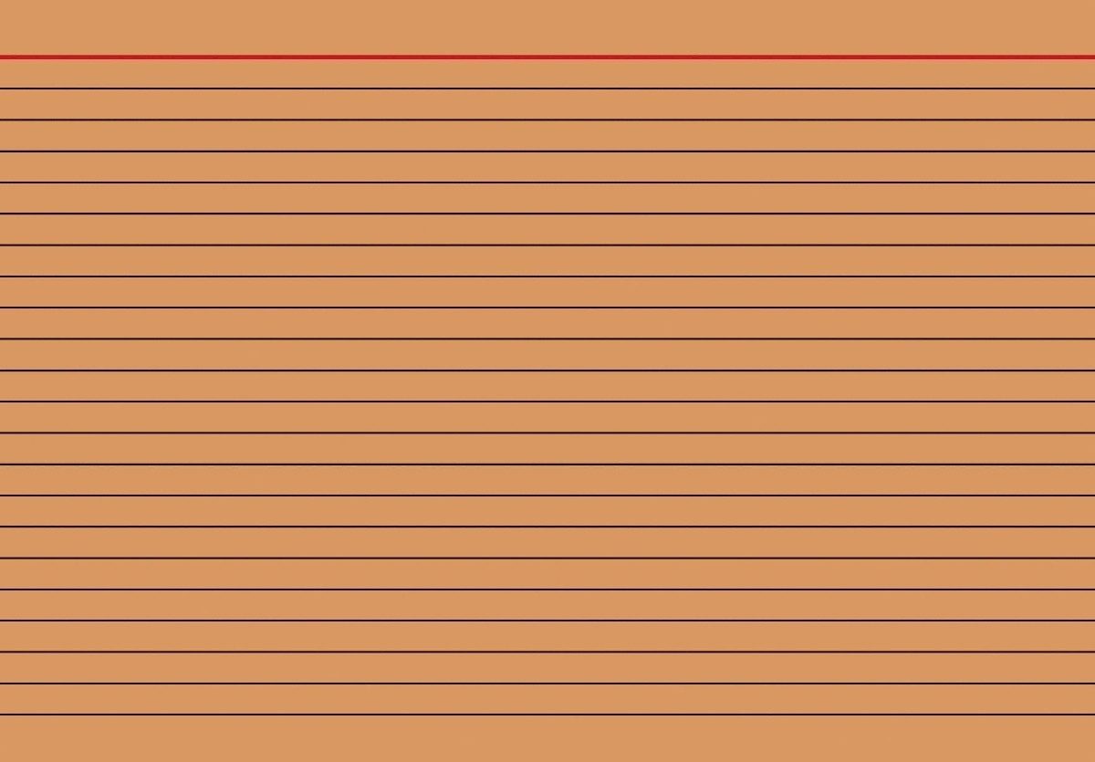 BRUNNEN Karteikarten Karteikarten A5 liniert orange VE=100 Stück