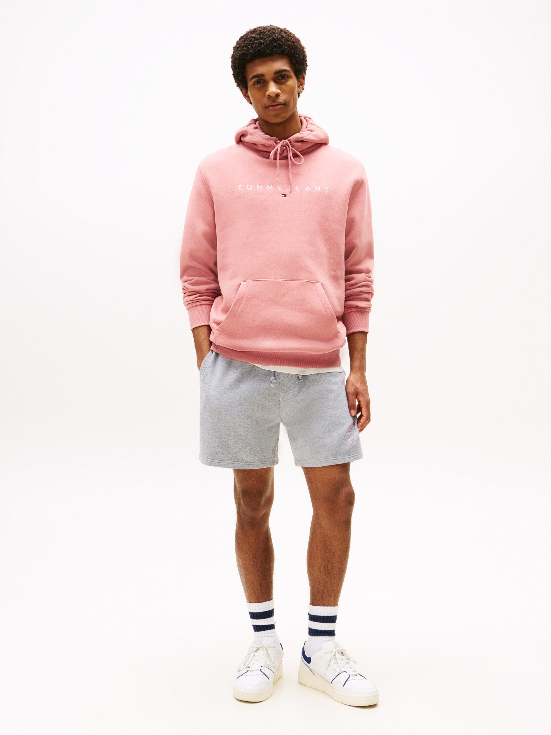 Tommy Jeans Hoodie TJM REG LINEAR LOGO HOODIE EXT mit Logo-Stickerei günstig online kaufen