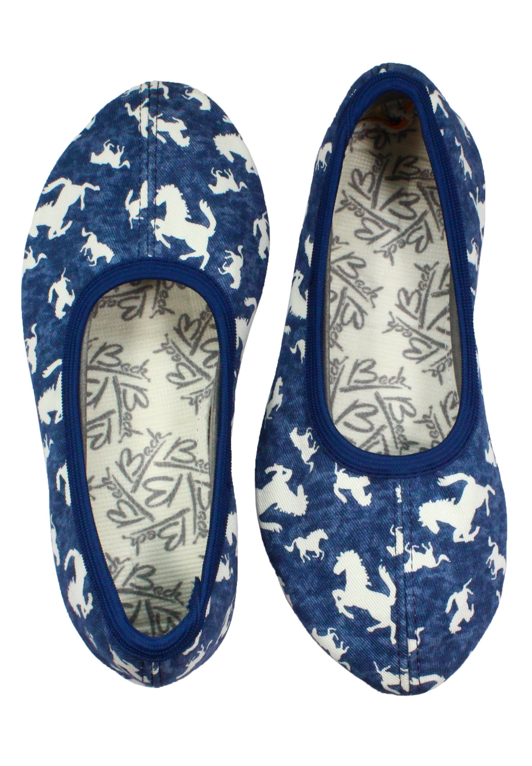 Schläppchen Horses Gymnastikschuh