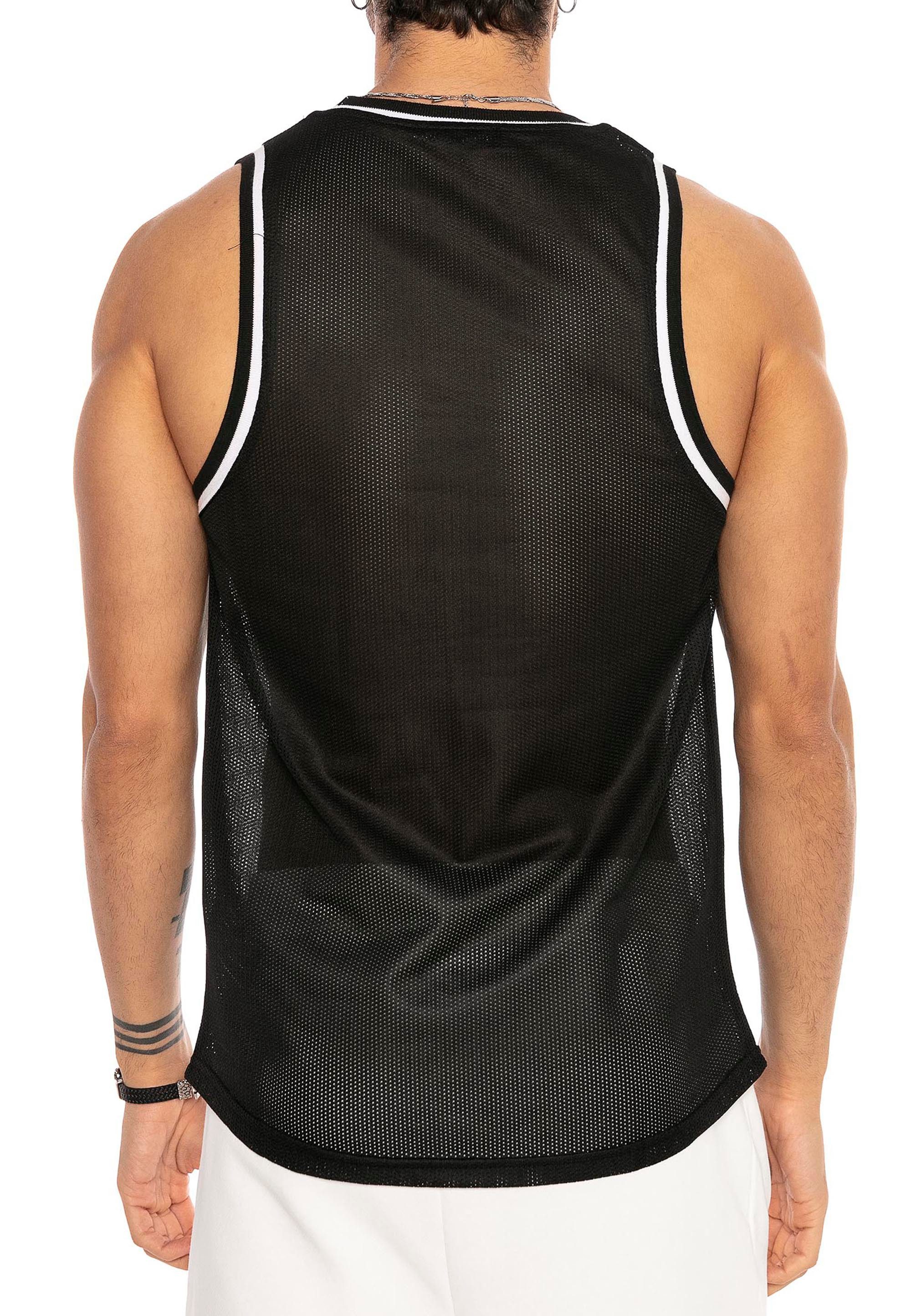 RedBridge Muscleshirt Mesh Tanktop Atmungsaktives Sportshirt für Training und Freizeit Schnelltrocknend