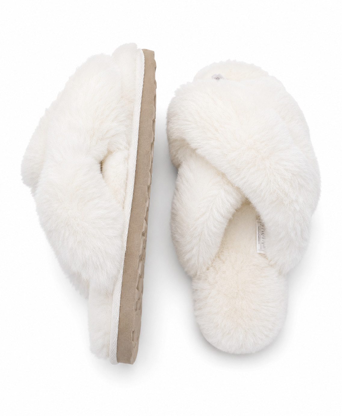 LIRA Deko Damen Pantoffel Schlappen Crossover 100% australisches Schaffell Hausschuh Echtleder EVA Gummi Ledersohle robust