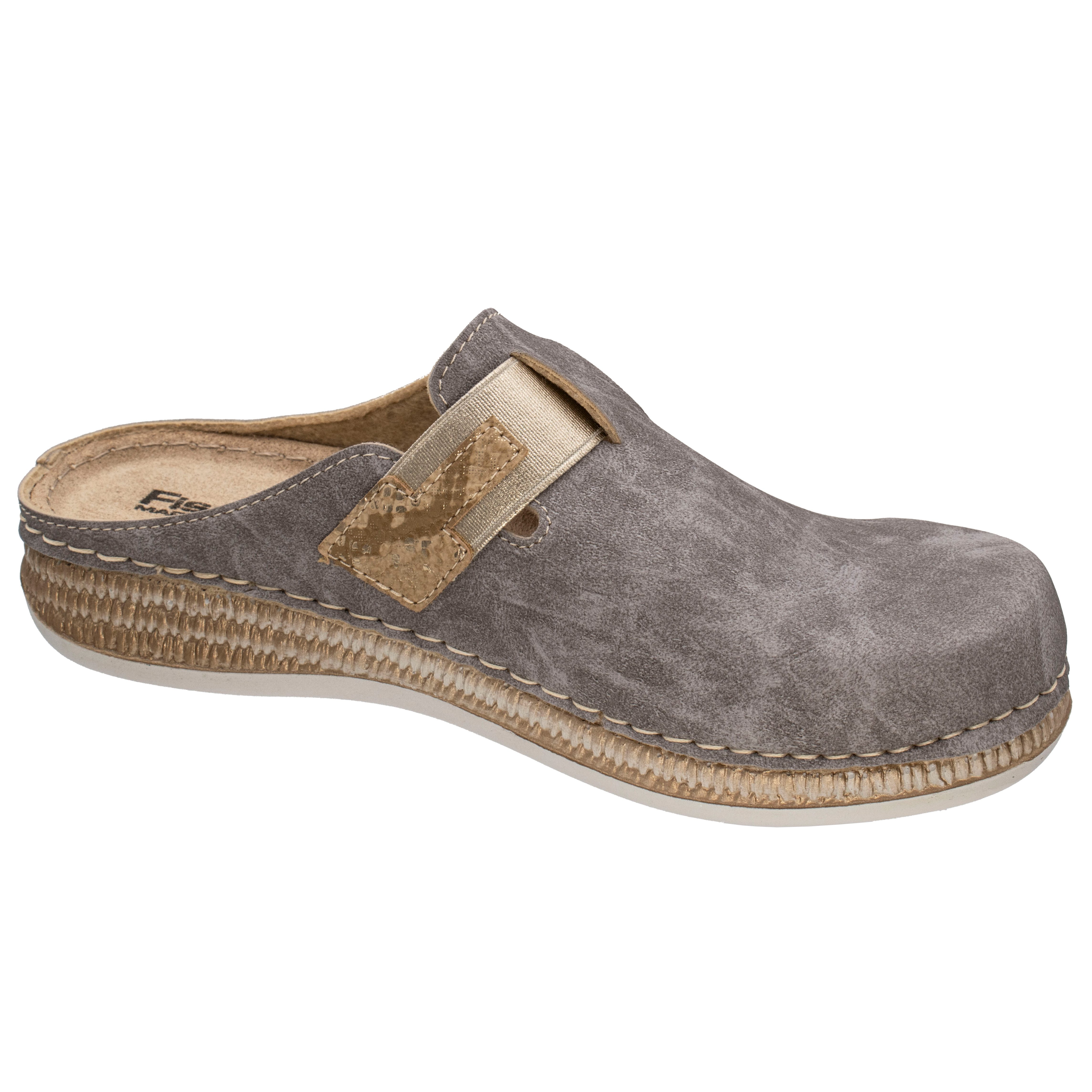 Fischer-Markenschuh Steffi Pantolette aus Vegano (Lederimitat), günstig online kaufen