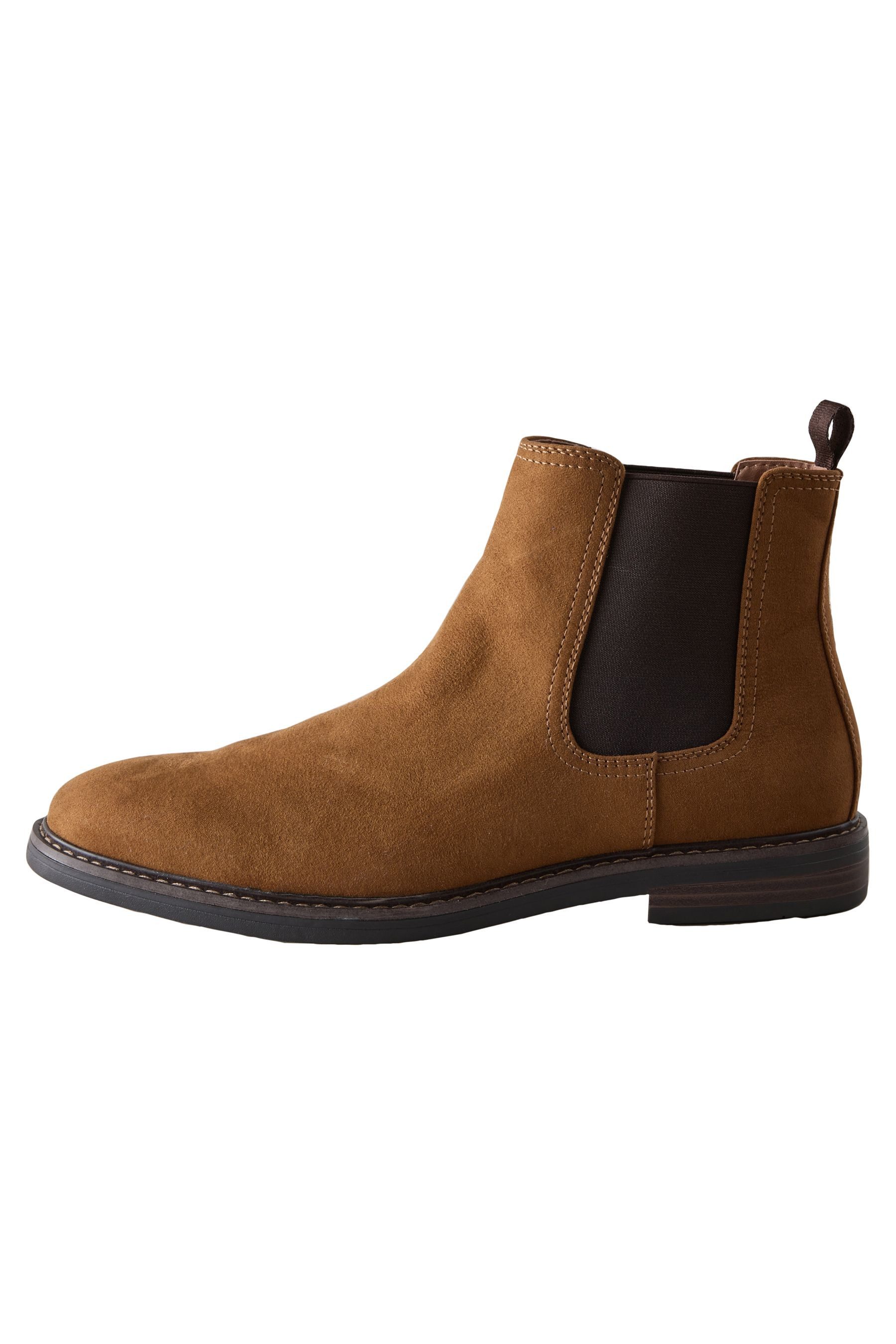 Next Chelsea-Stiefelette aus Veloursleder Chelseaboots