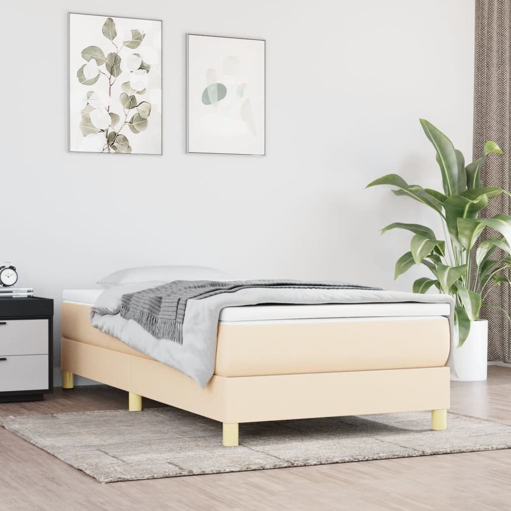 furnicato Bett Bettgestell ohne Matratze Creme günstig online kaufen