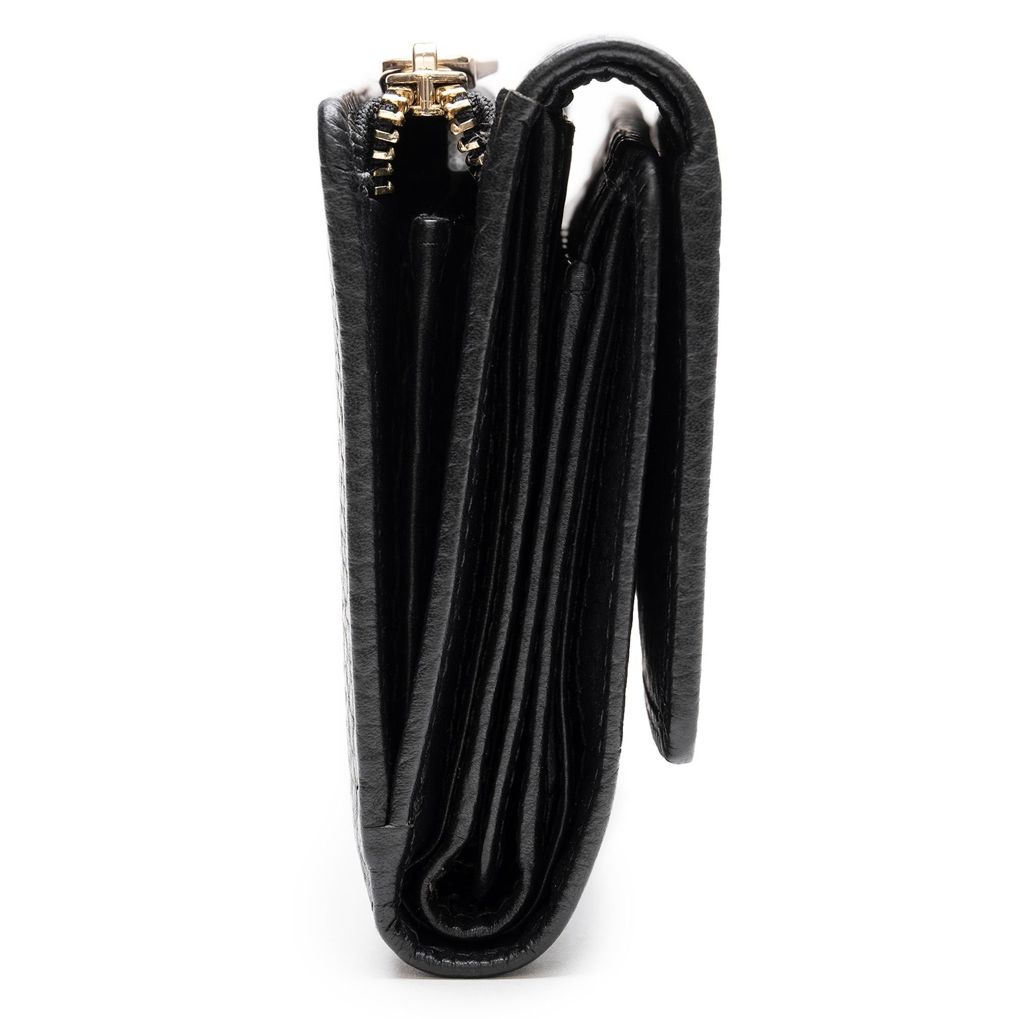 Lazarotti Geldbörse black Bologna Leder Leather