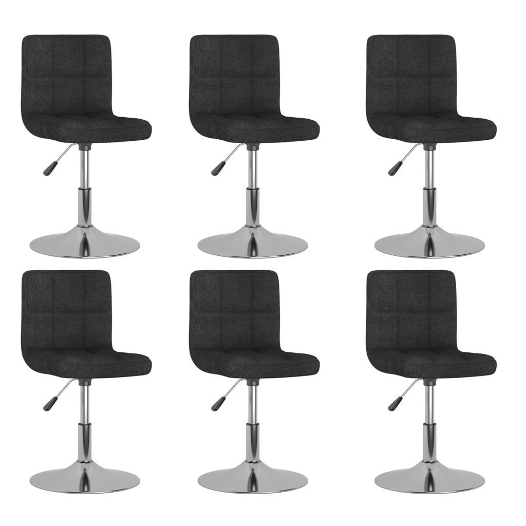 Esszimmerstuhl Drehbarer 40x43x(71-85,5) cm Schwarz