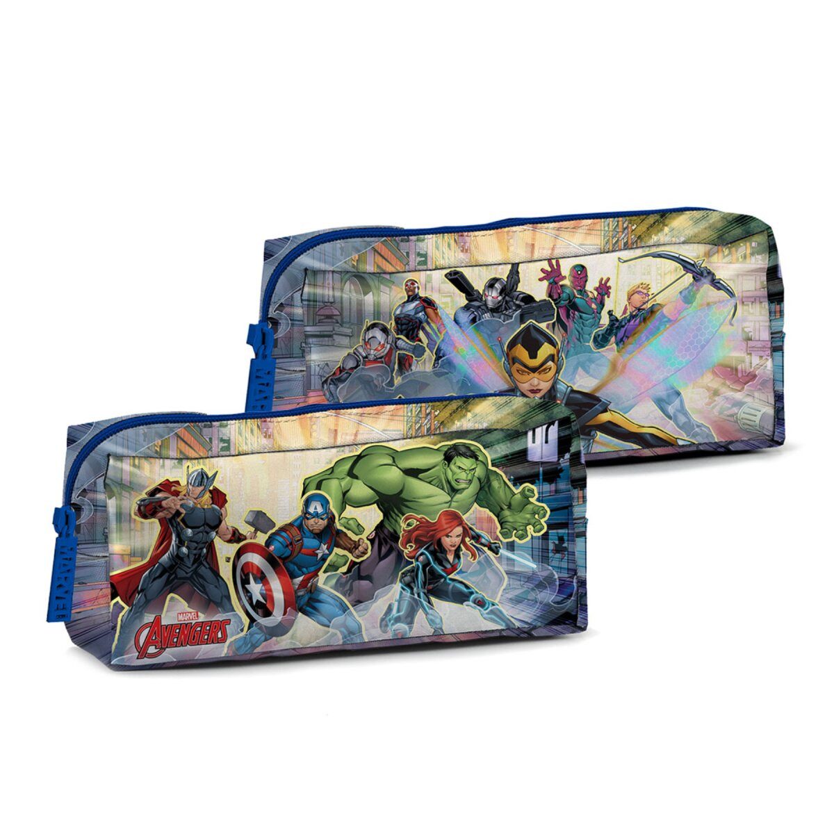 The AVENGERS Federmäppchen Avengers Praktische Federmappe für Schule und Alltag