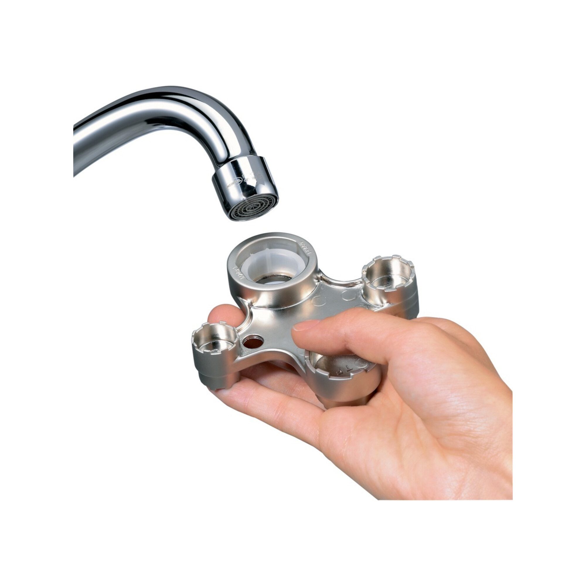 Heinz Hesse Zubehör-Set Universalschlüssel 82x82mm 4-Fach-Funktion NEOPERL