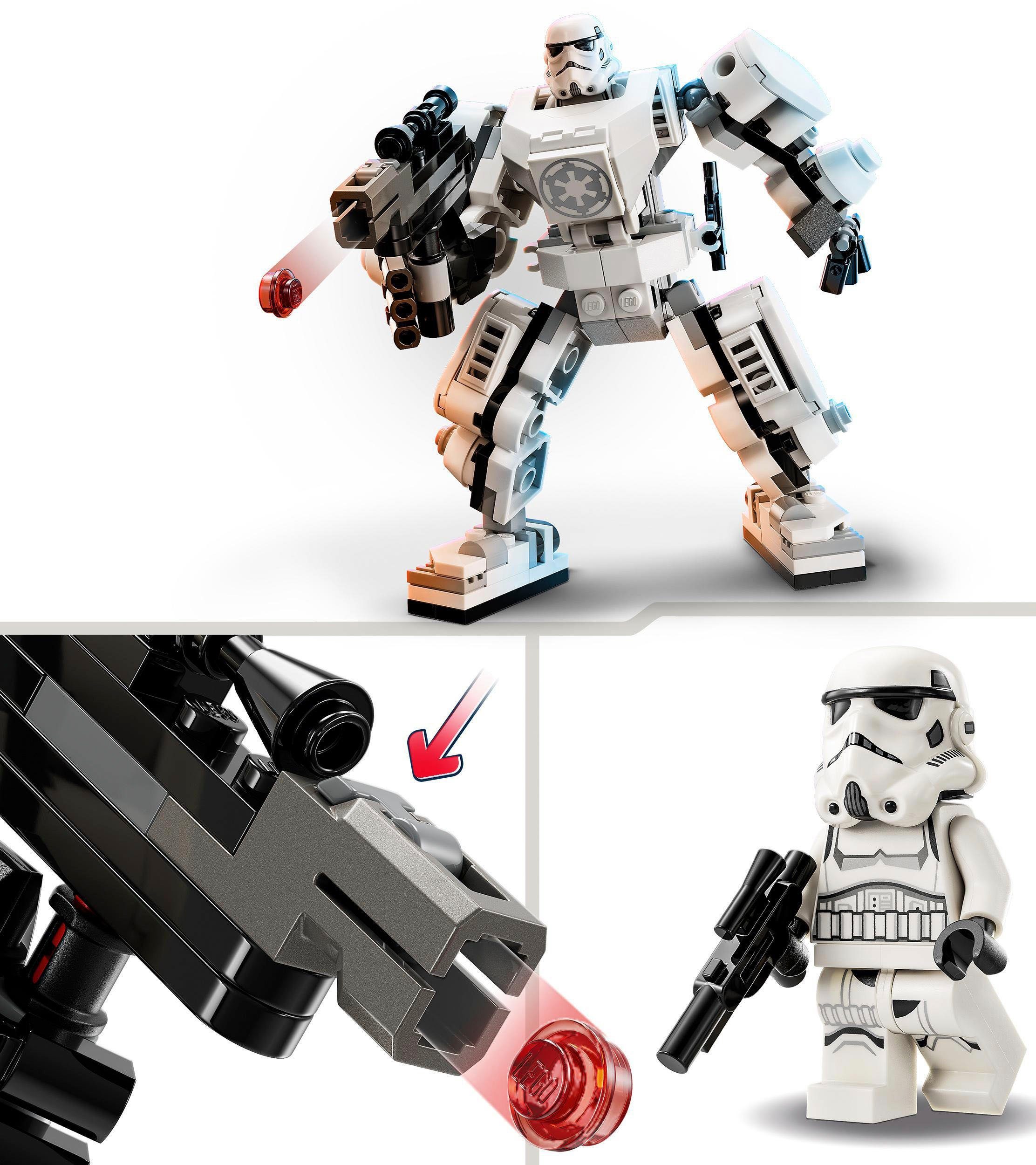 Konstruktionsspielsteine LEGO® Sturmtruppler (75370), Europe Mech Wars, (138 LEGO® in St), Made Star