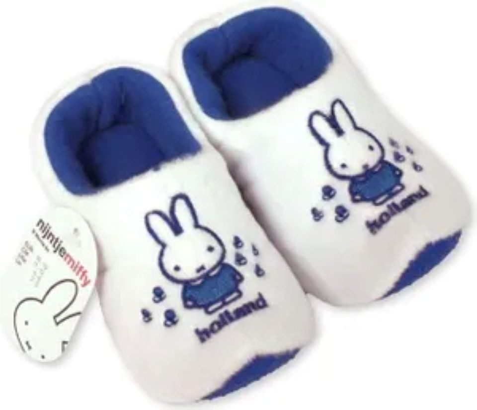 Klompenfabriek Nijhuis BV Original Holländische Hausschuhe: Miffy Plüsch Hausschuhe (verschiedene Größen)