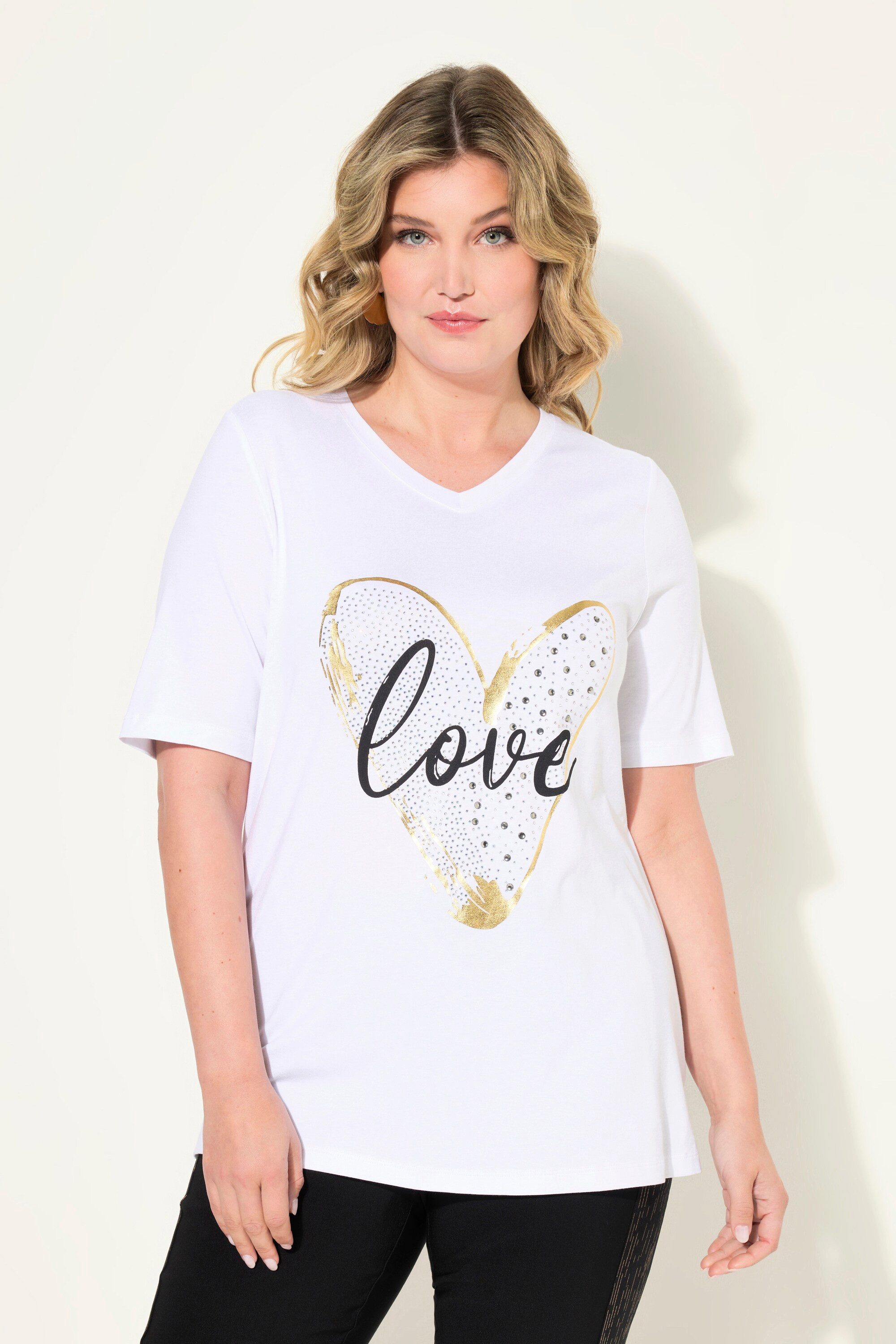 MIAMODA T-Shirt T-Shirt A-Linie LOVE Herz günstig online kaufen