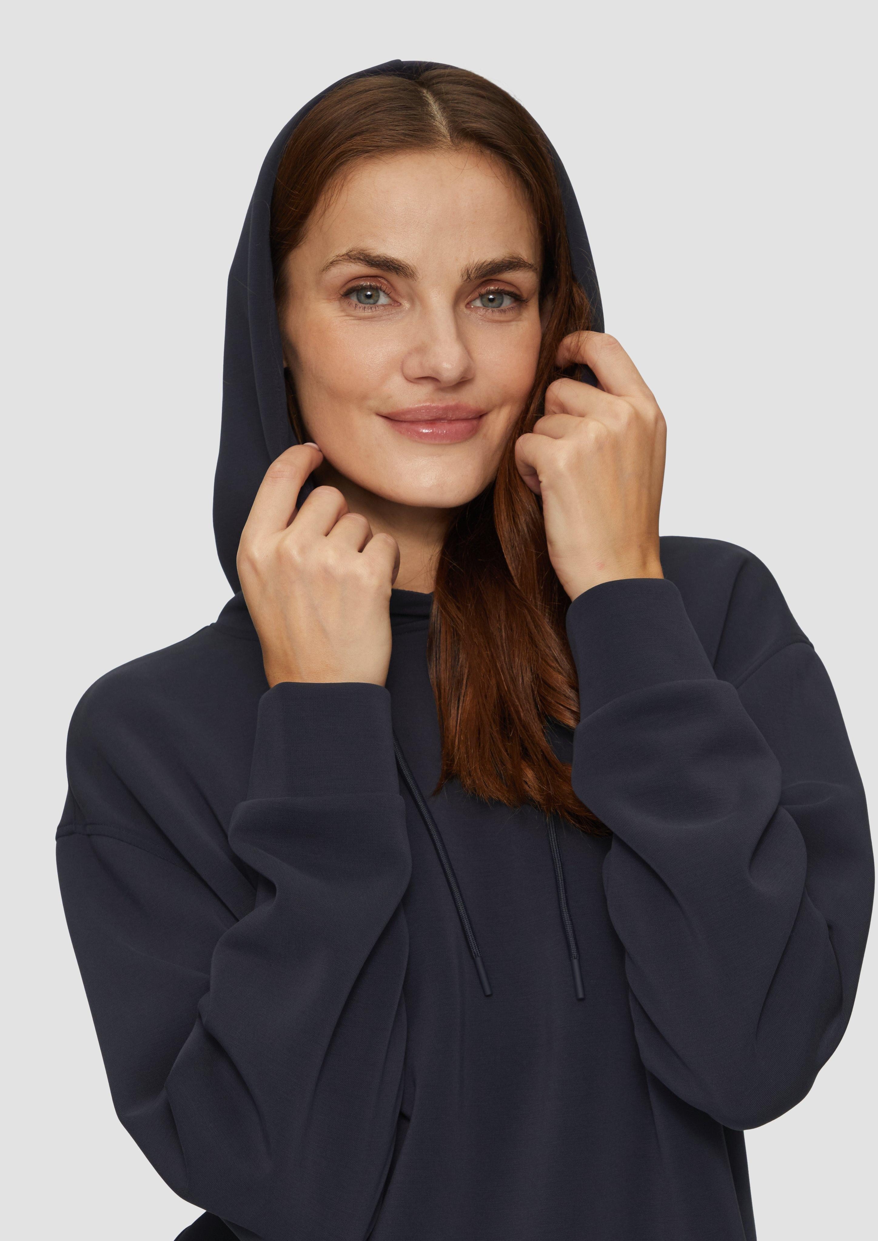 s.Oliver Sweatshirt Hoodie aus Scuba im günstig online kaufen