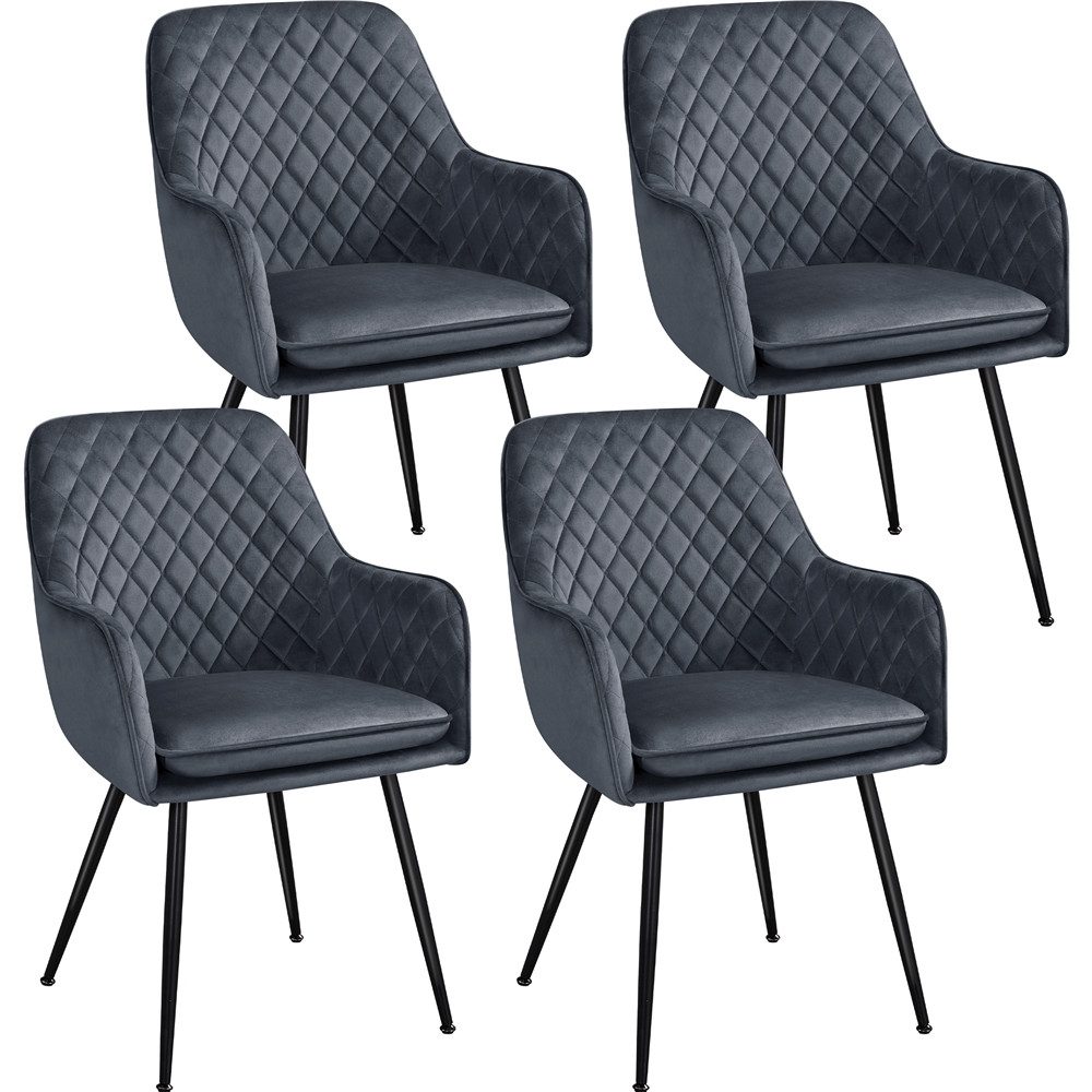 Yaheetech Esszimmerstuhl Küchenstühle (4 St), Stuhl-Set günstig online kaufen