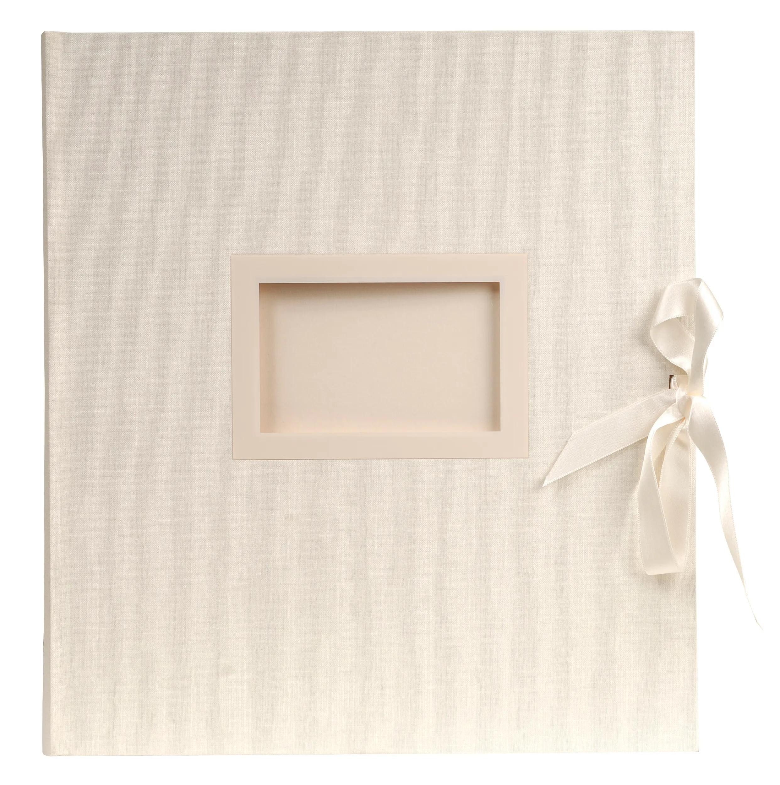 EXACOMPTA Fotoalbum Fotoalbum Kingsbridge 60 Seiten weiß 29x32 cm Elfenbein 11154E, Фотоальбомы Heirat