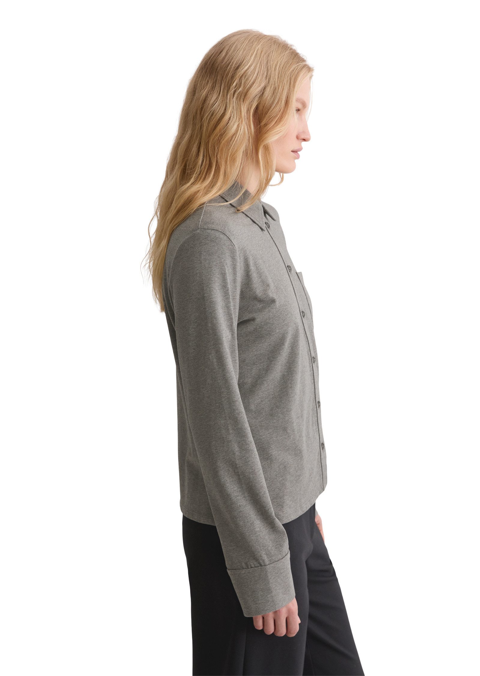 Marc O'Polo Langarmbluse aus Organic-Cotton-Stretch günstig online kaufen