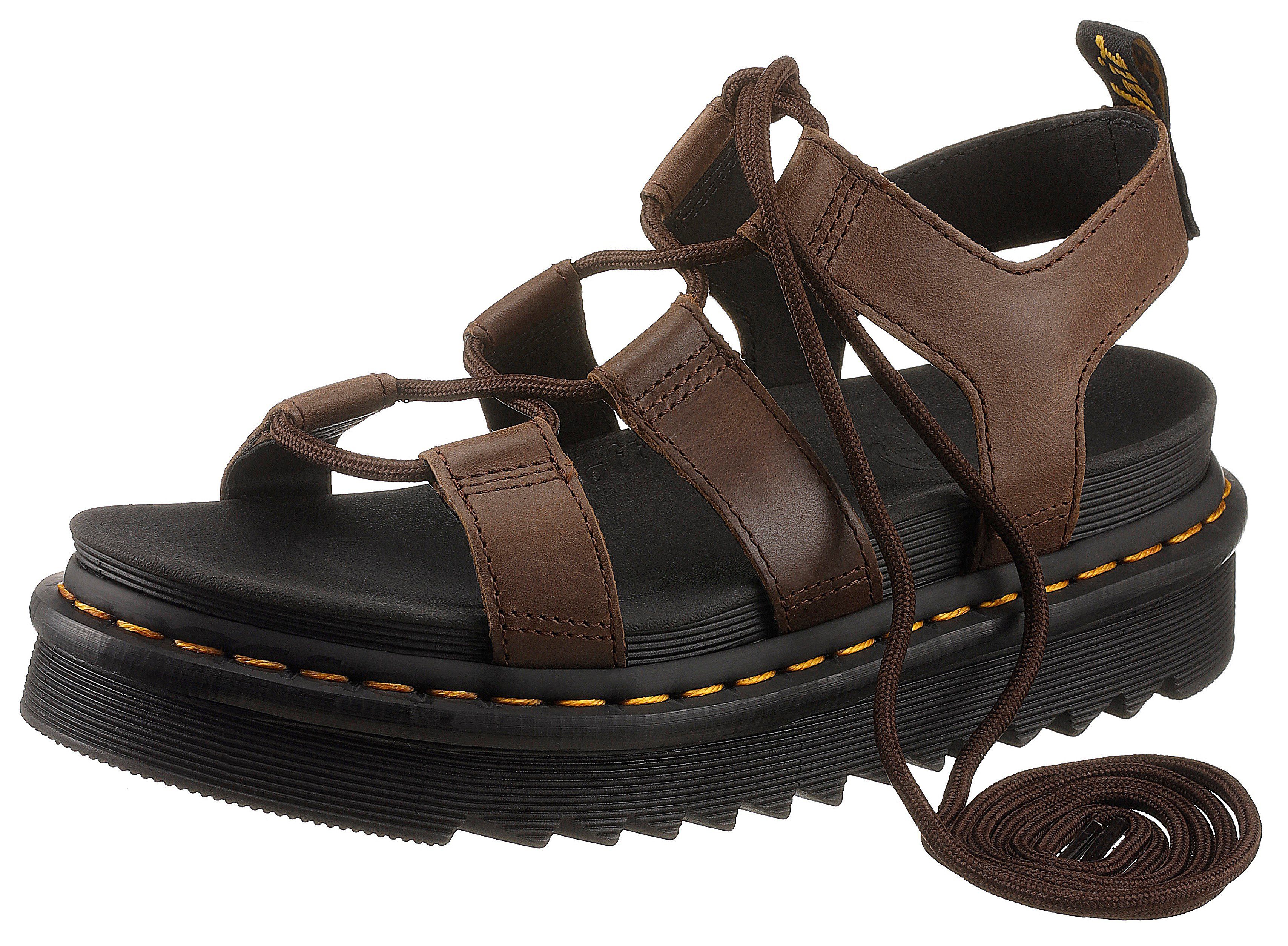 DR. MARTENS Nartilla Sandale mit Anziehlasche | Riemchensandalen