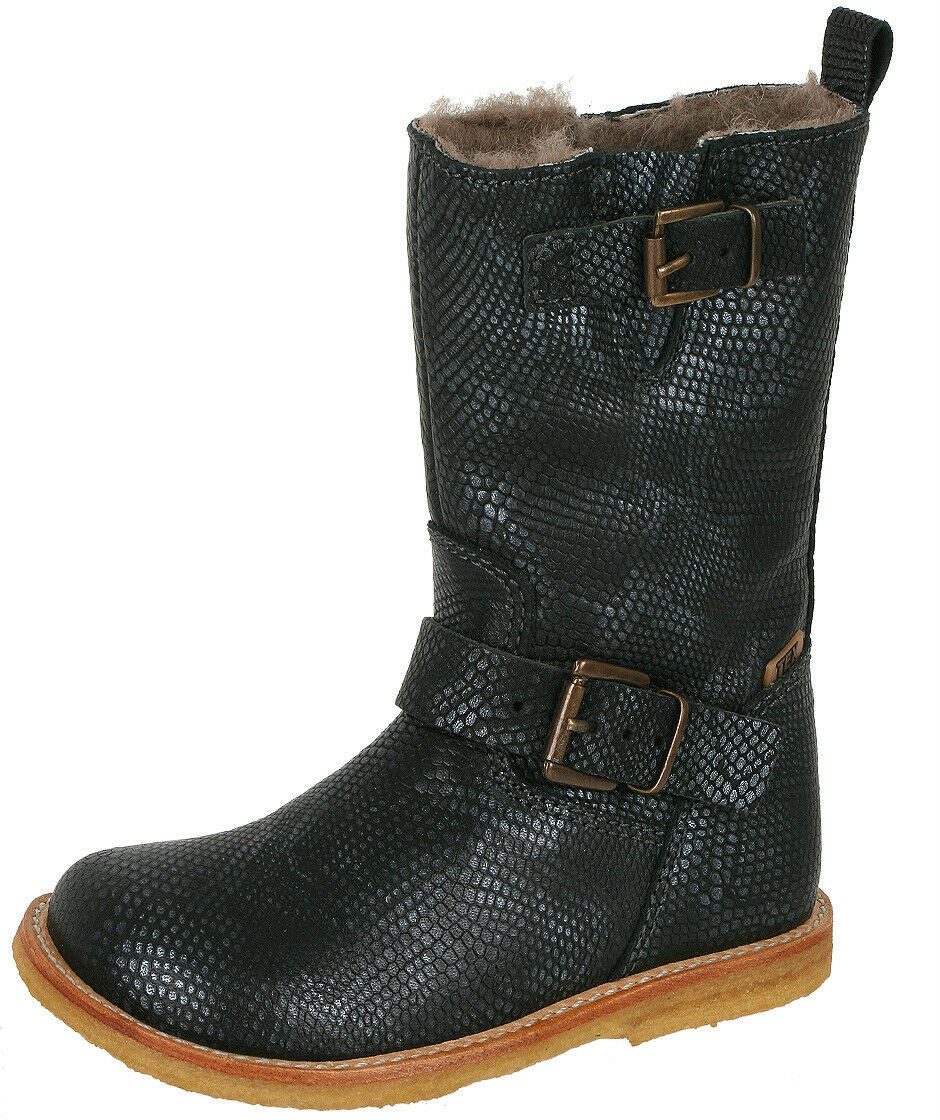 Bisgaard Leder Boots Wasserdicht Tex Wolle Stiefel 60502 Stiefelette