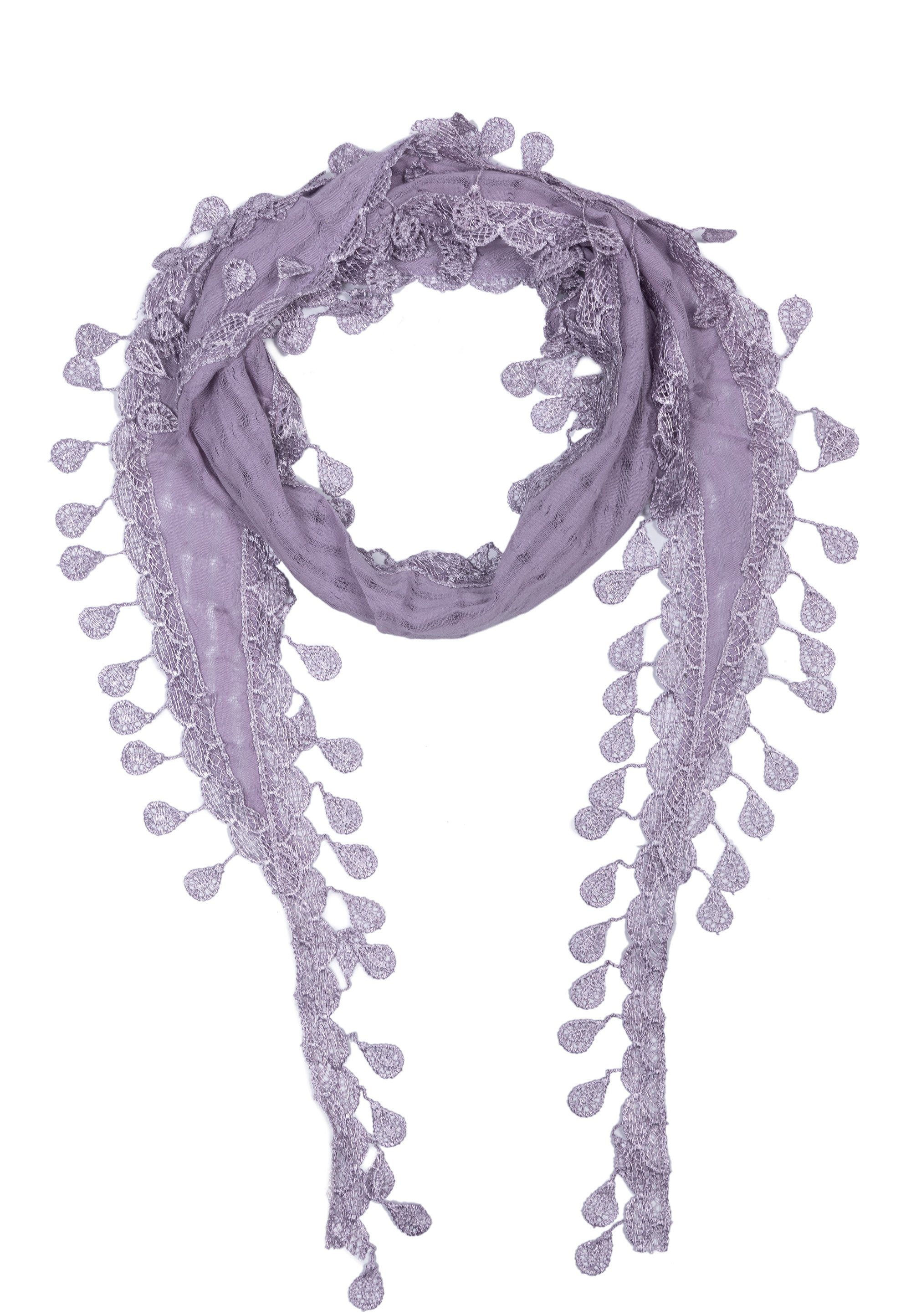 Cassandra Accessoires Schal "Carla" in pastelligen Farben, mit zarter, vers günstig online kaufen