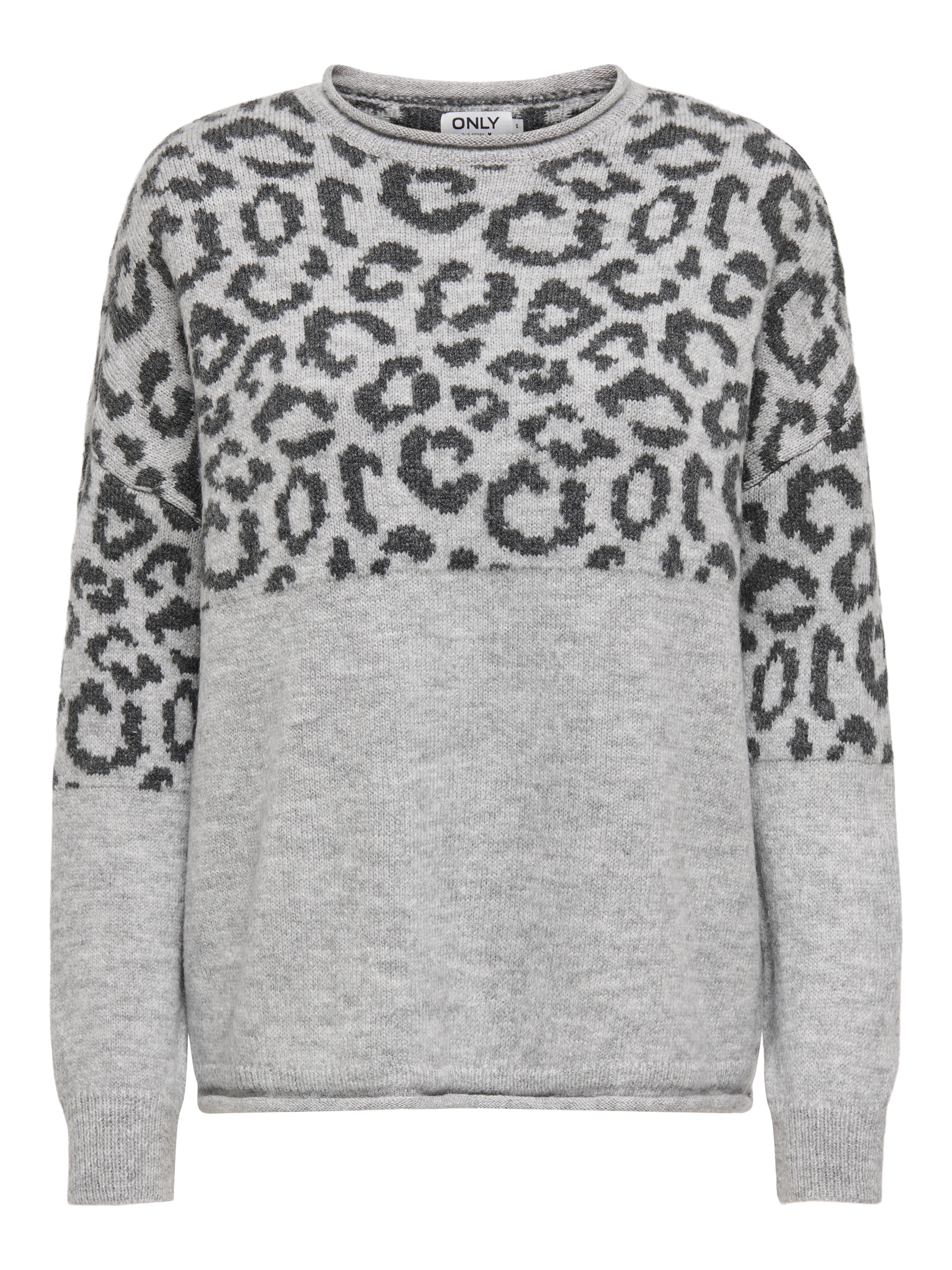 Light Grey Melange Pattern:Leo/Dark Grey Melange