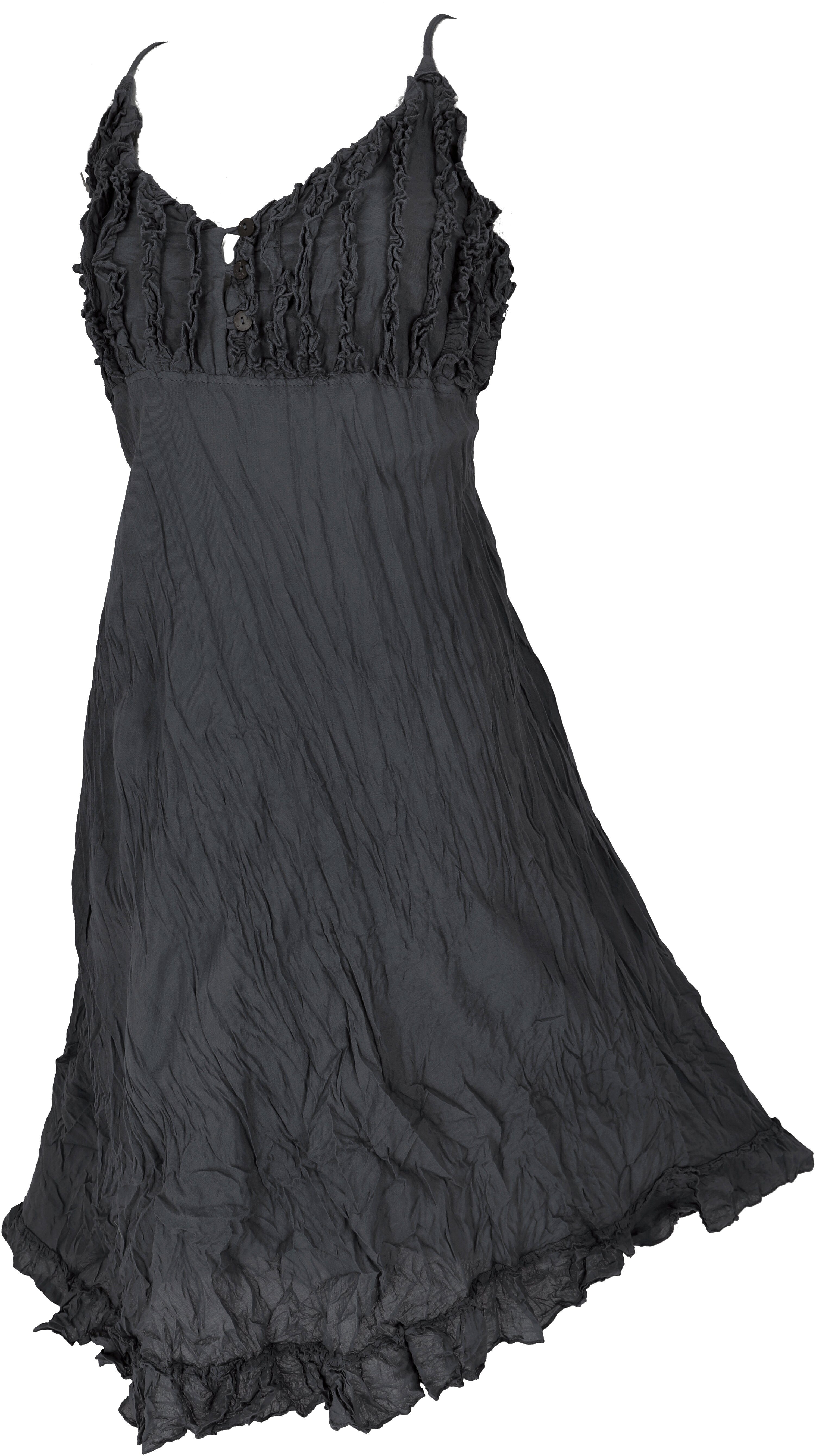 Guru-Shop Midikleid Boho Sommerkleid, luftiges Krinkelkleid,.. günstig online kaufen